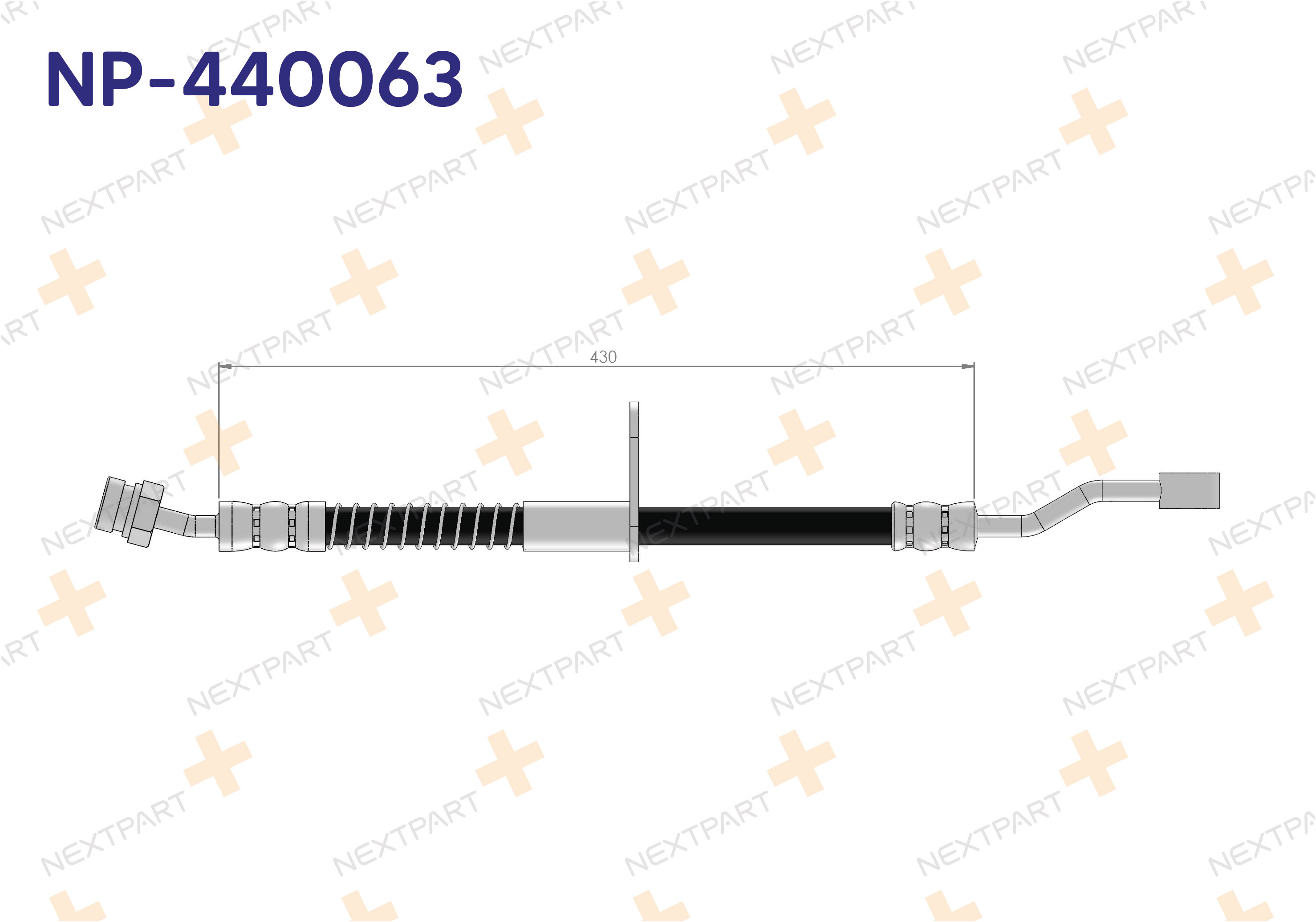 FREN HORTUMU ON SOL ACCENT ERA 2006-2012 - OEM: 58731-1E000 | Alt: 58731-1E000