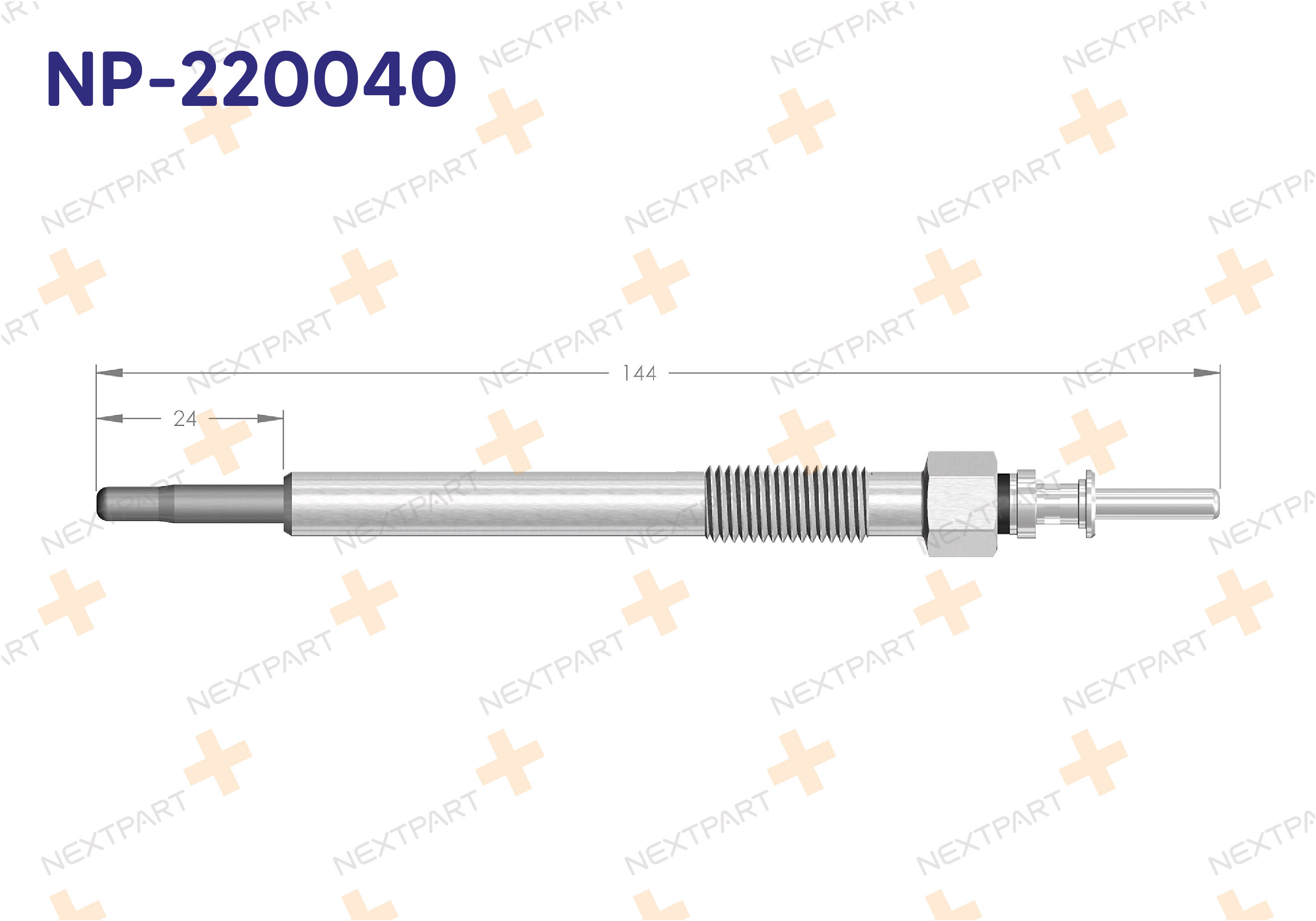 KIZDIRMA BUJISI ASTRA G ASTRA H ASTRA J CORSA C CORSA D COMBO 1.7 CDTI CIVIC 1.7 CTDI CIVIC ASTRA CORSA - OEM: 401442707473 55588475 | Alt: 0 250 202 137 GLP092