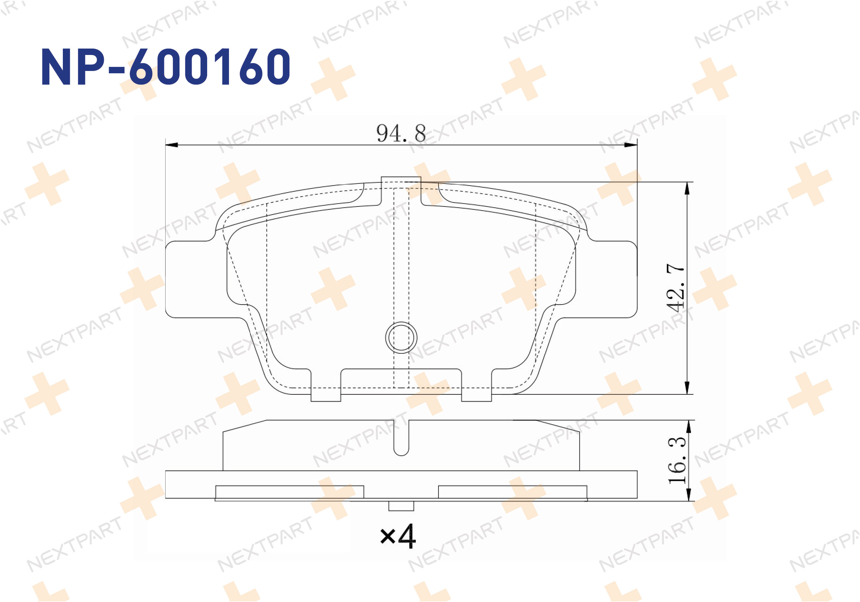 FREN BALATASI ARKA BRAVO 2 (2006>) LINEA (2007>) STILO (2001>2010) MITO (2008>) - OEM: 71769094 9949280 | Alt: 13047038122 26484