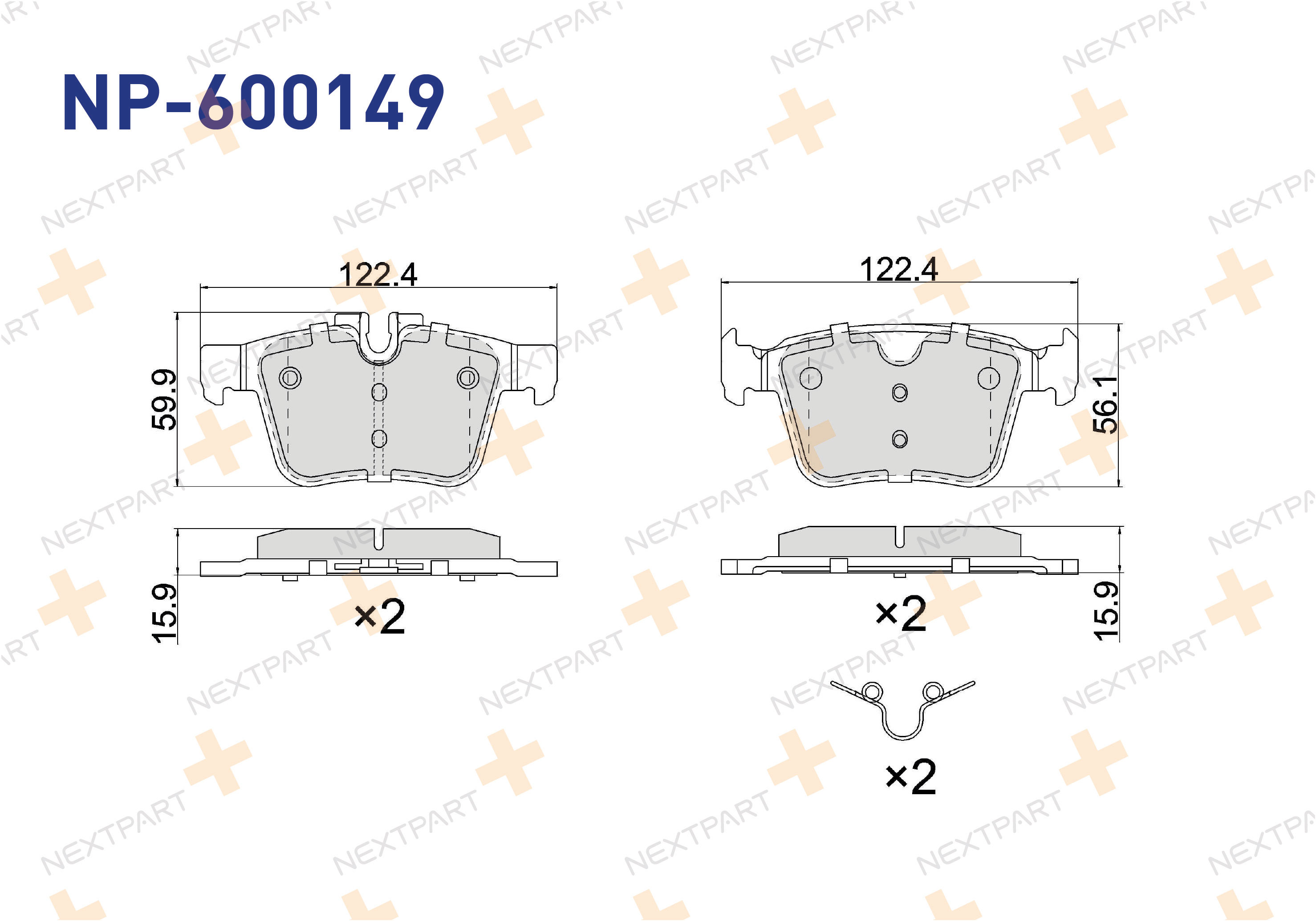 FREN BALATASI ARKA S90 II (2016>) V60 II (2018>) V90 II (2016>) XC60 II (2017>) XC90 II (2014>) DICOVERY SPORT (2014>) RANGE ROVER EVOQUE (2011>2016) E-PACE (X540) (2017>) F-PACE (X761) (2016 - OEM: LR160436 31471265 | Alt: FDB4927-D 116331