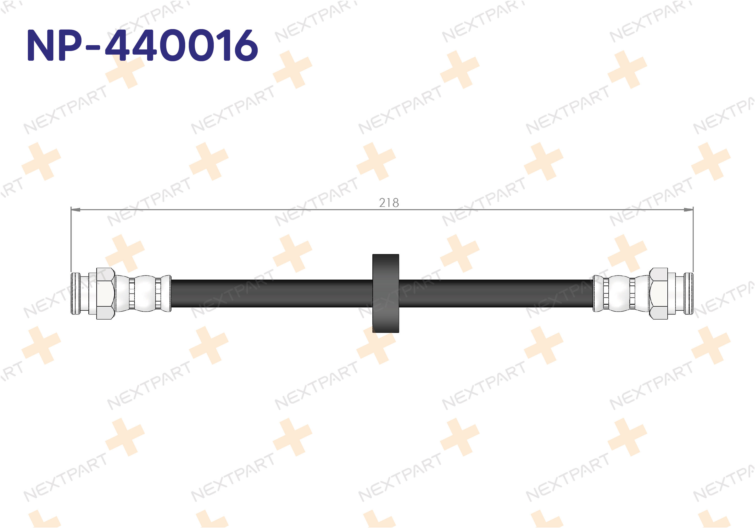 FREN HORTUMU ARKA DOBLO 2010- - OEM: 51810448 95510396 | Alt: 95510396 562399