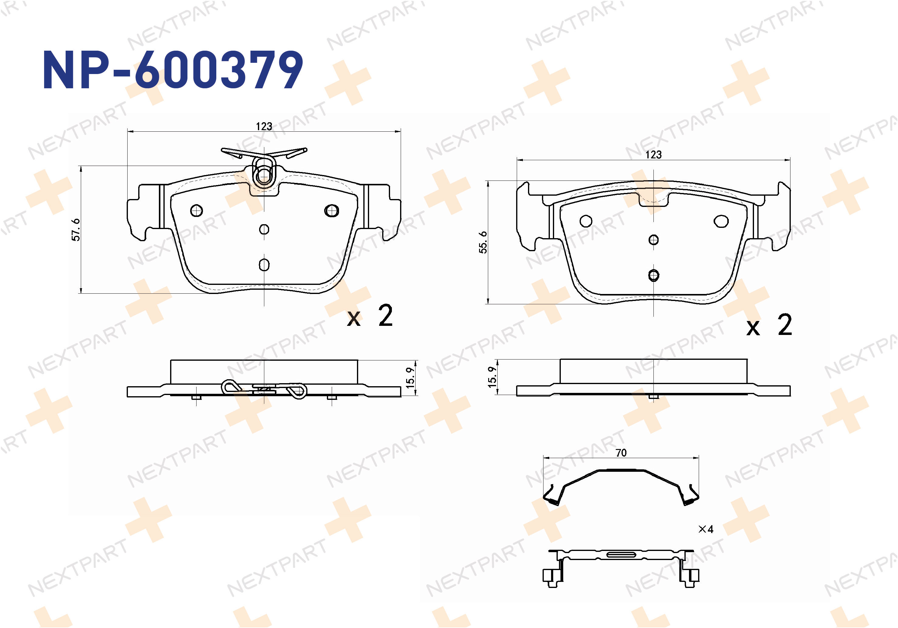 FREN BALATASI ARKA (LEON 272MM DISK ICIN) TOURNEO CONNECT (2023>) CADDY 5 (2021>) GOLF 8 (2019>) LEON (2019>) A3 (2020>) OCTAVIA (2020>) 310MM DISK ICIN GOLF CADDY OCTAVIA A3 LEON CONNECT - OEM: 5WA698451A | Alt: 5WA698451A