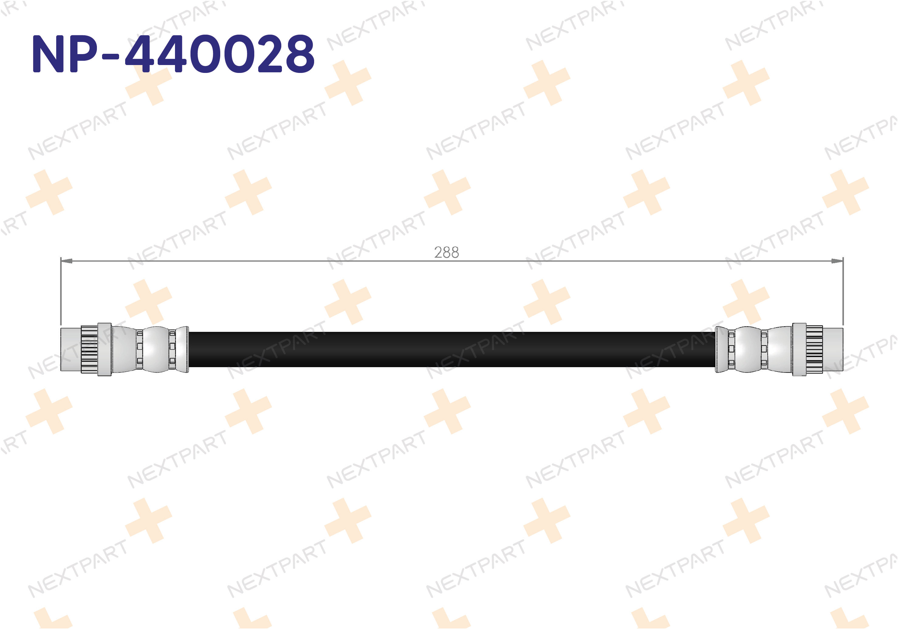 FREN HORTUMU ARKA MEGANE I 1996-2003 MEGANE - OEM: 7700804814 7700834863 | Alt: 7700834863 8200052863