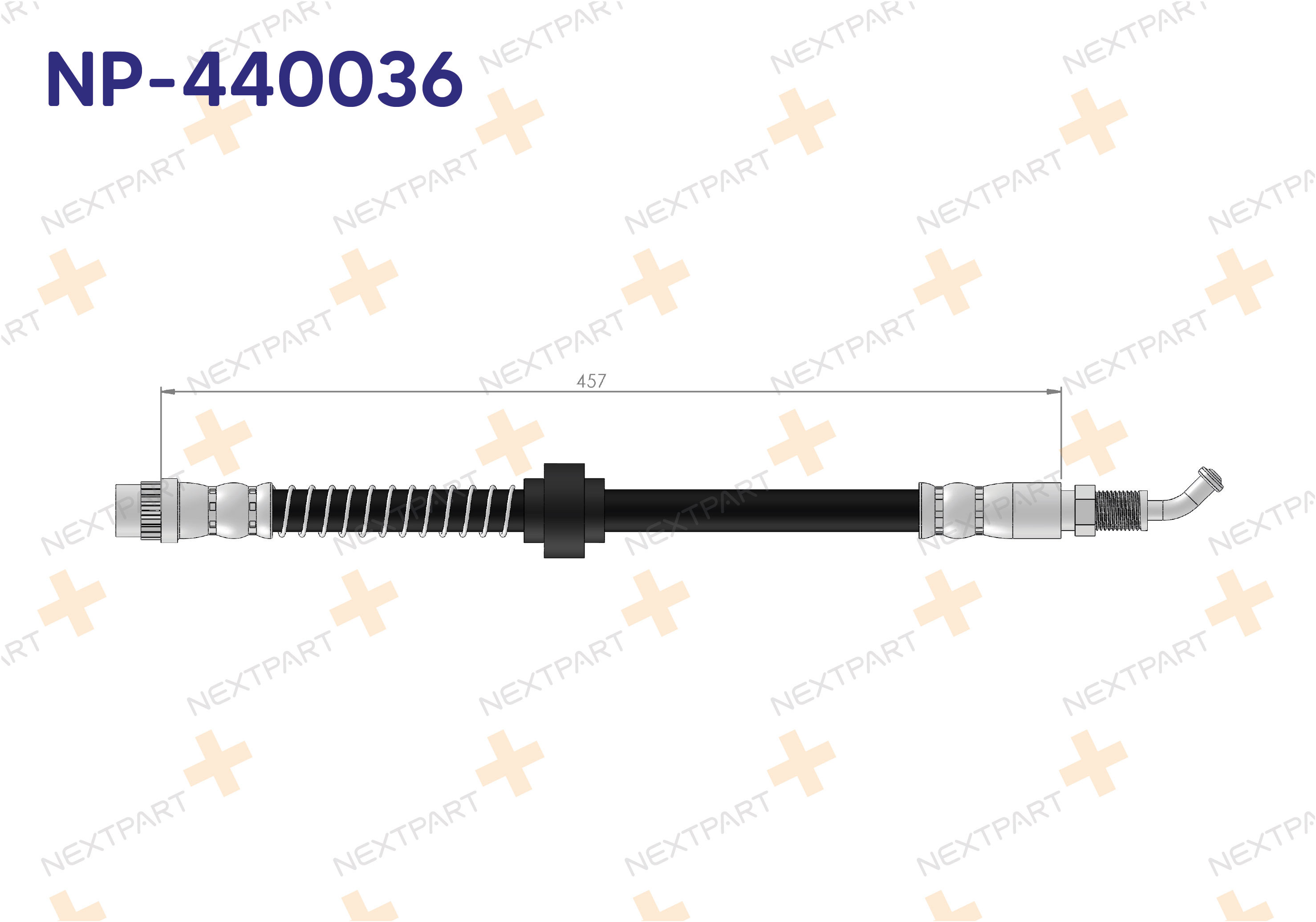 FREN HORTUMU ON UST MASTER II 2001-2010 MASTER - OEM: 332293792017 46201-00Q0F | Alt: SL5701 24513404573