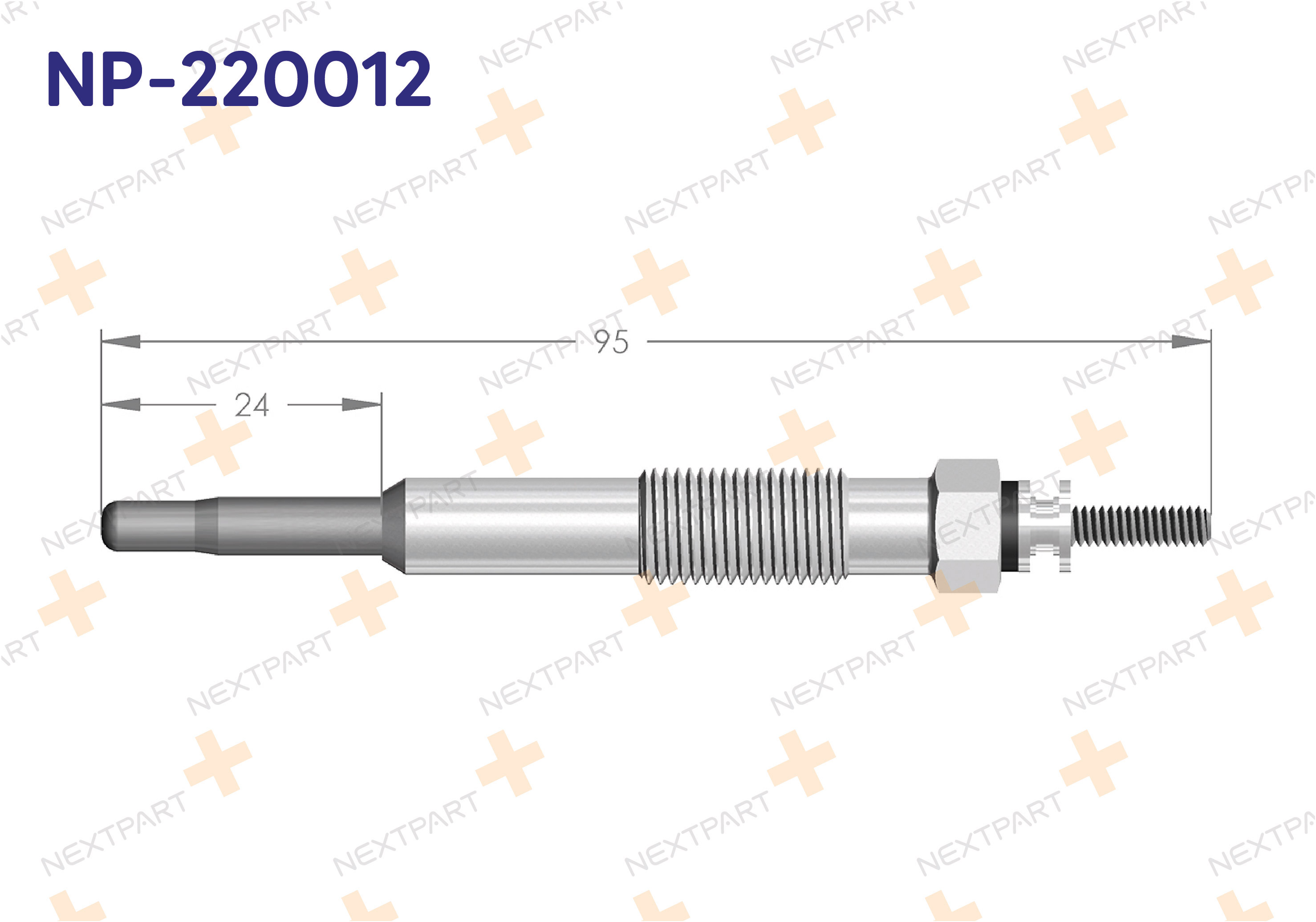 KIZDIRMA BUJISI KANGOO MEGANE TRAFIC 1.9D MEGANE KANGOO TRAFIC - OEM: 7700100558 6001545515 | Alt: 0 250 202 035 0 250 202 129