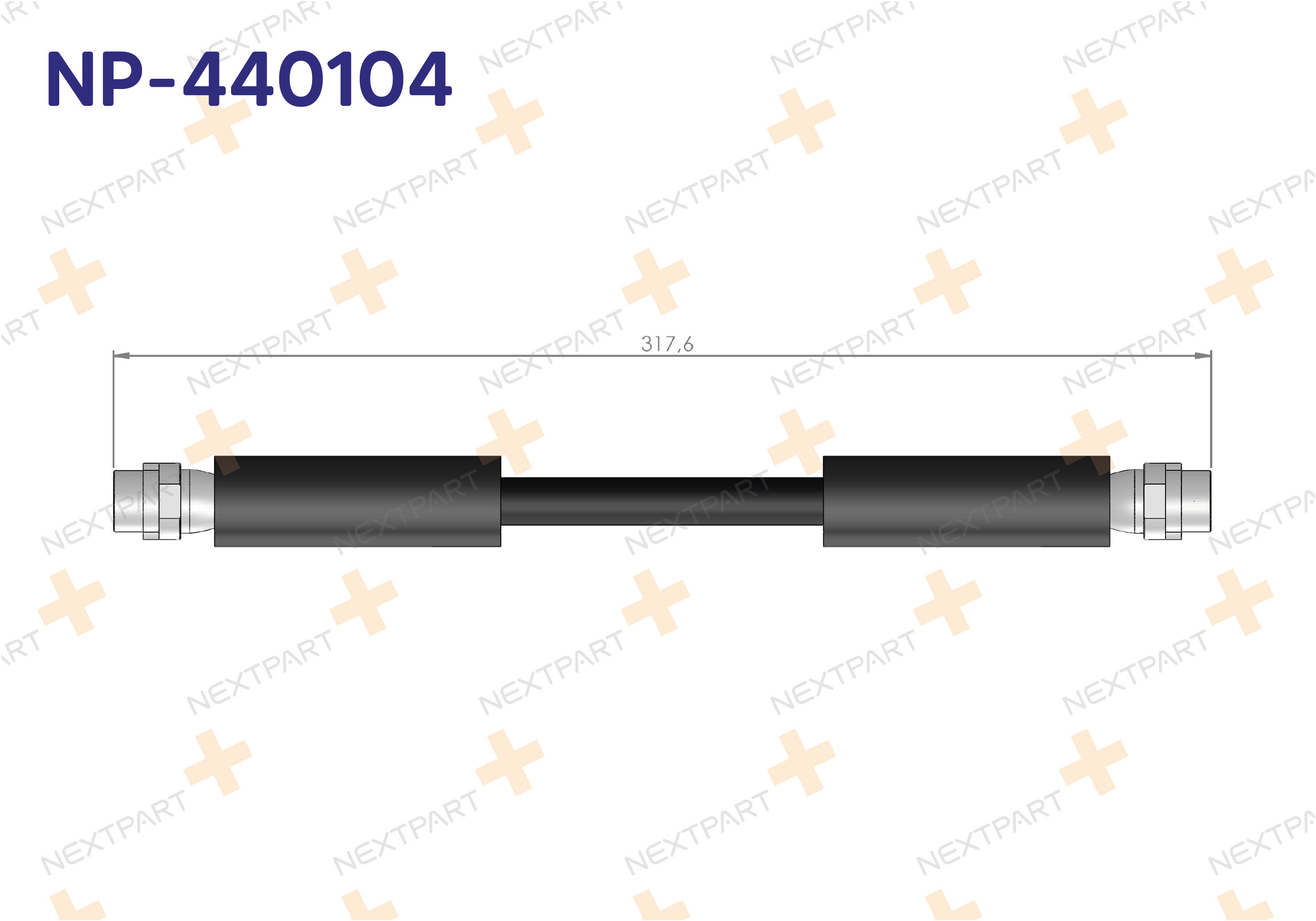 FREN HORTUMU ON PASSAT 1995-2004 A4 1995-2004 SUPER B 2001-2008 PASSAT A4 - OEM: 8D0611707 8D0611707B | Alt: 8D0611707B 8D0611707D