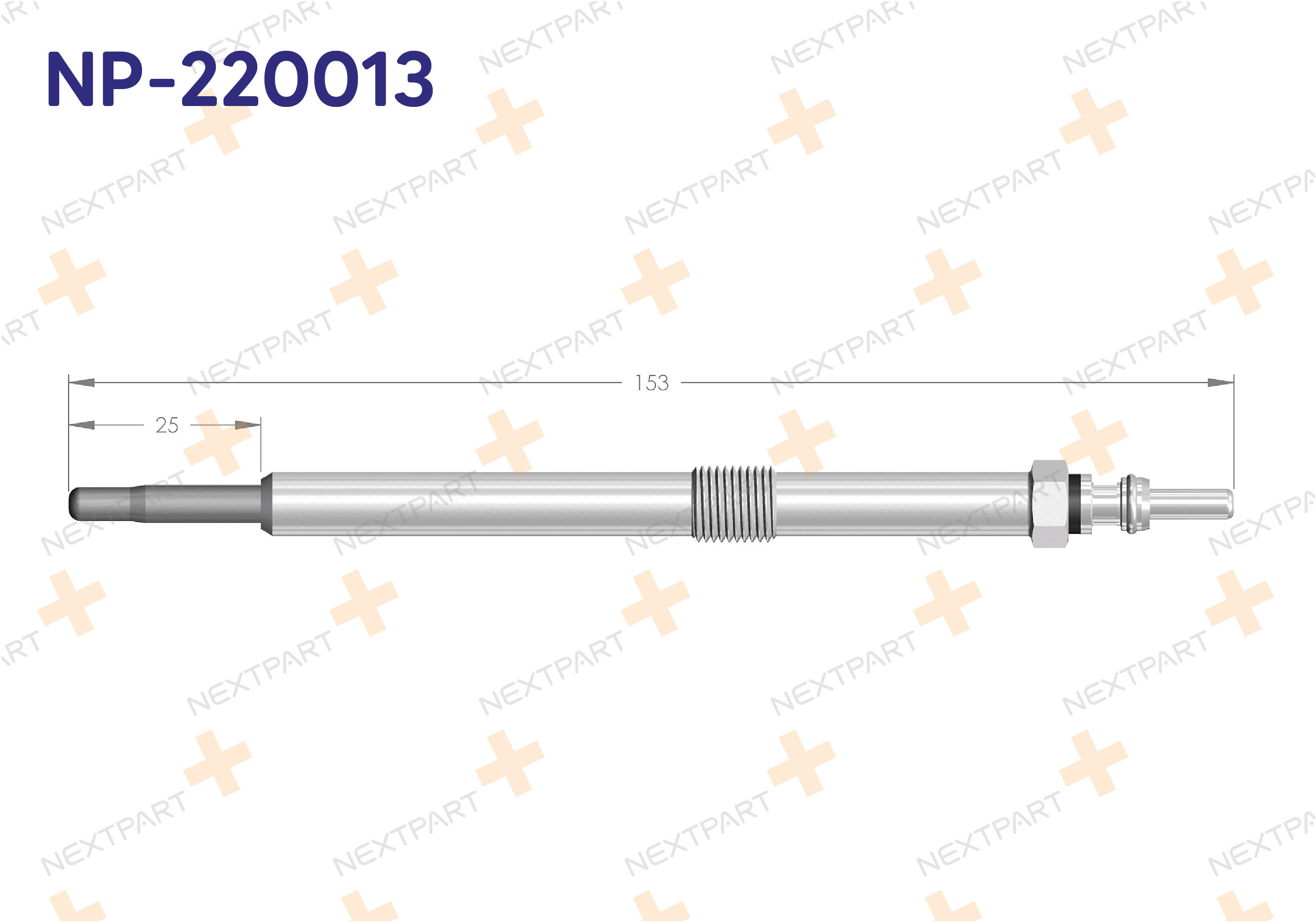 KIZDIRMA BUJISI MASTER II TRAFIC MOVANO 2.5 DCI MASTER TRAFIC - OEM: 8200012099 401442705478 | Alt: 0 250 202 128 GLP057
