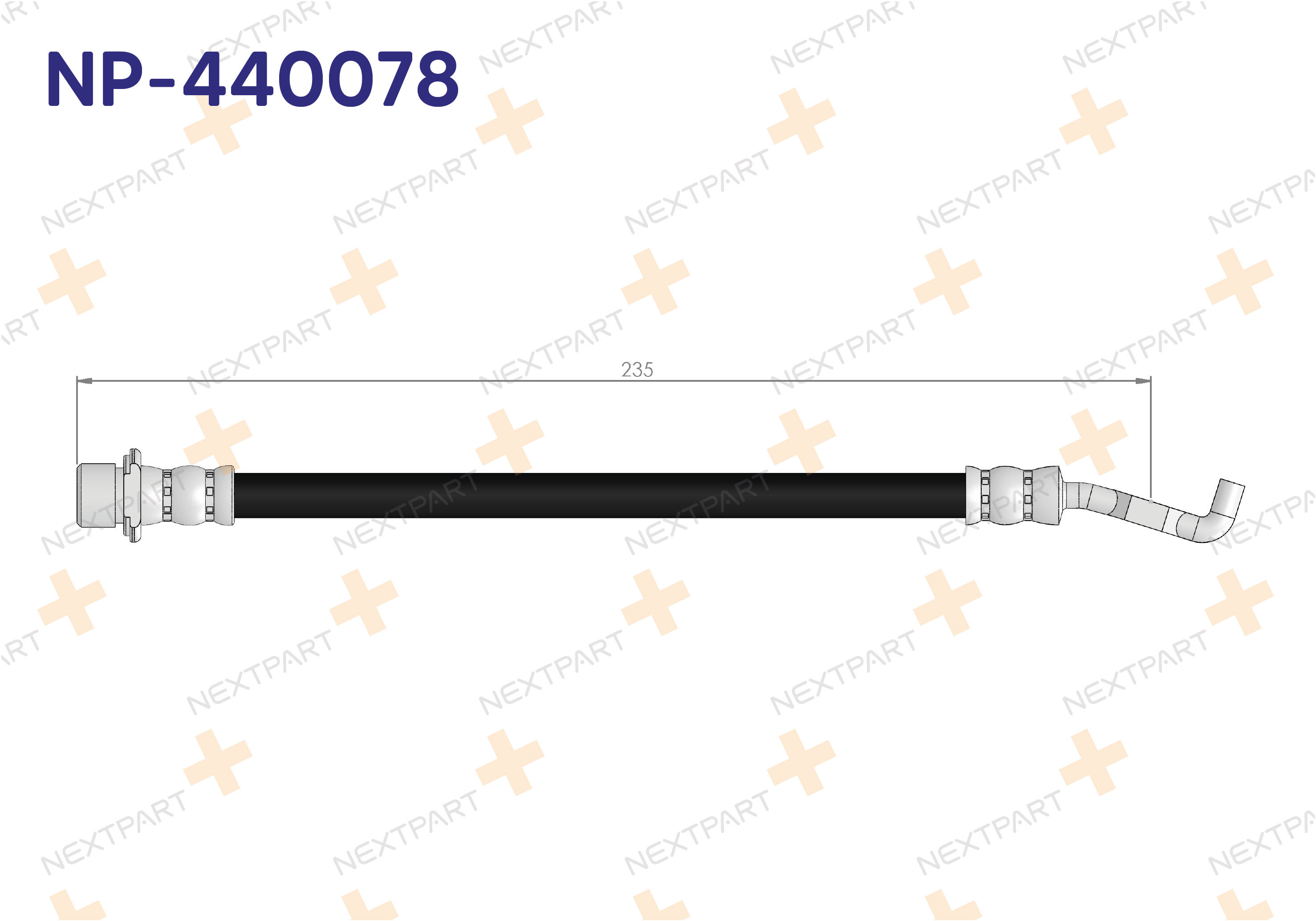 FREN HORTUMU ARKA COROLLA VVT 2002-2007 COROLLA - OEM: 332293793193 90947-02C47 | Alt: 172839B ADT353355