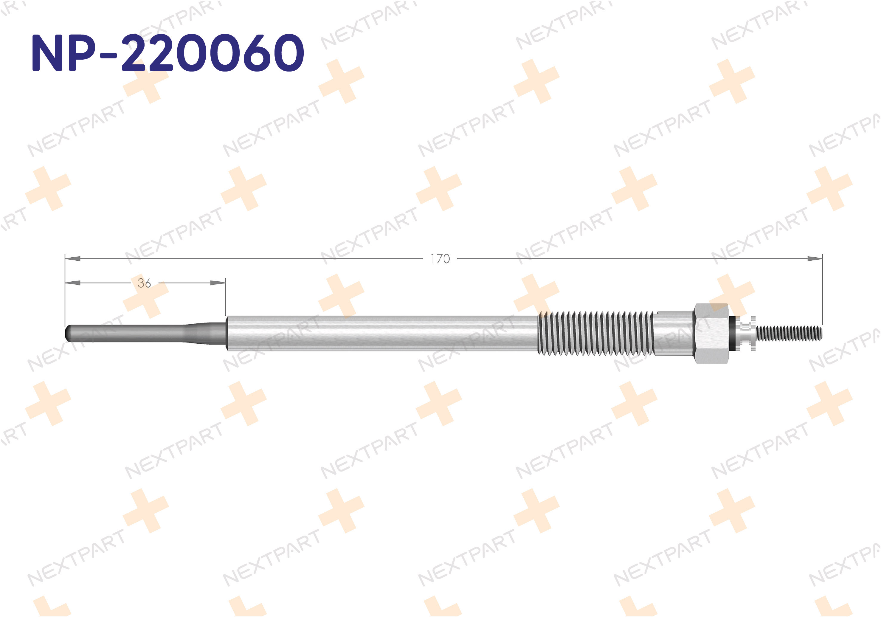 KIZDIRMA BUJISI HILUX 2.5D-4D 2005-2015 LAND CRUISER 3.0 D-4D 2004-2009 HILUX - OEM: 401442711386 19850-0L010 | Alt: PT 157 0 250 202 125