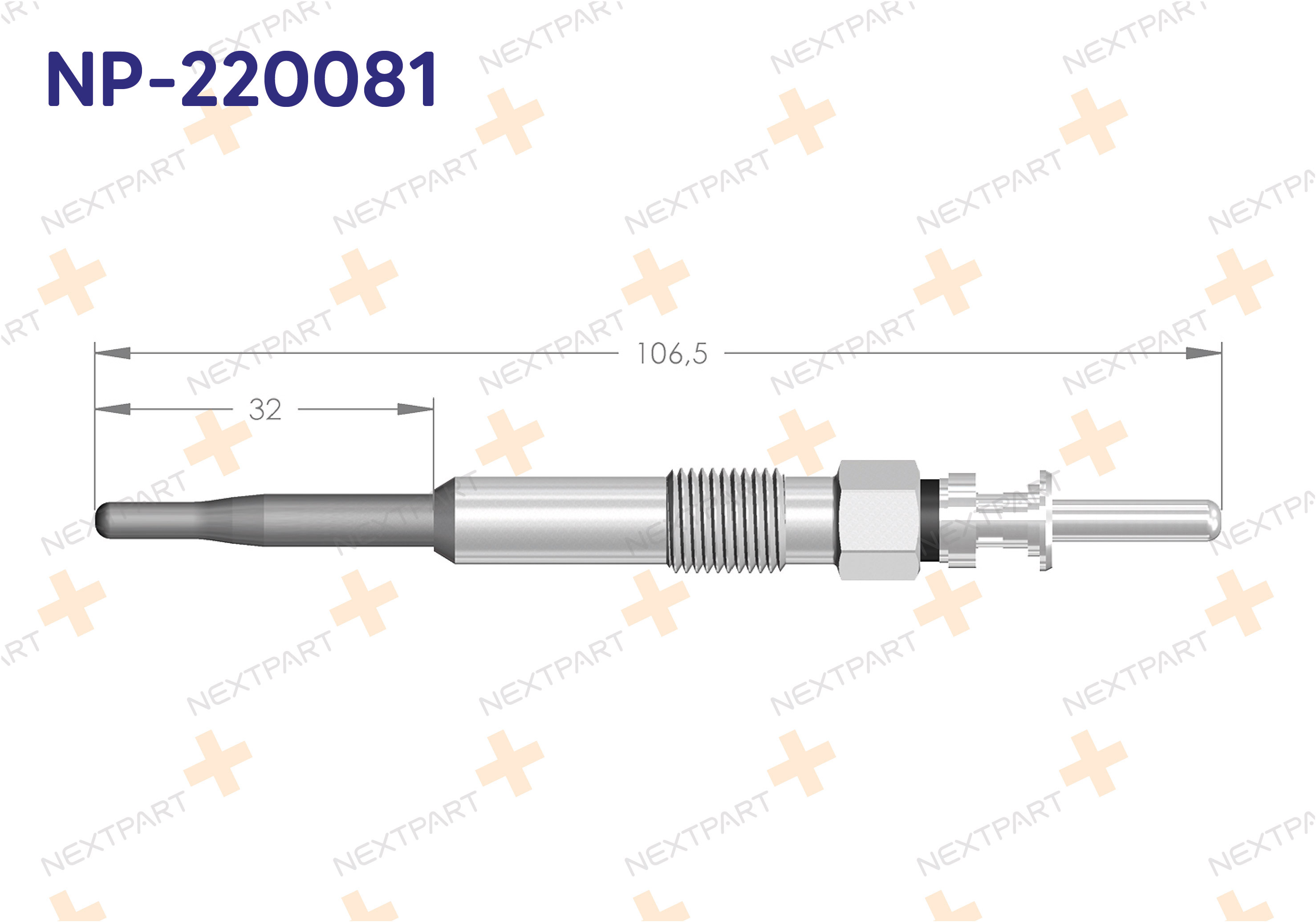 KIZDIRMA BUJISI 1 SERISI (E87) 3 SERISI (E46 E90) 5 SERISI (E60) X3 (E83) X5 (E53 E70) - OEM: 12 23 7 786 869 401442707422 | Alt: 2502302 2502303