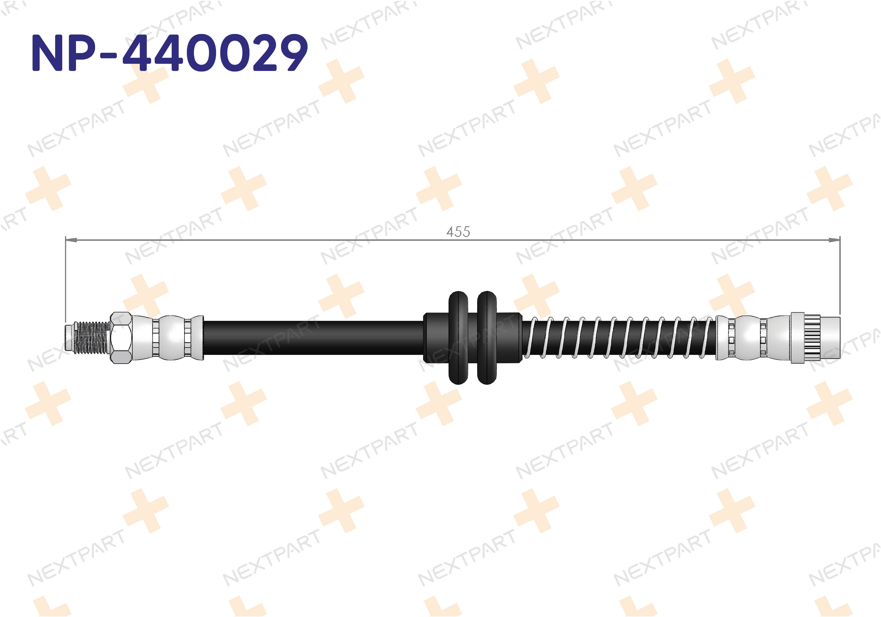 FREN HORTUMU ON MEGANE II 2002-2008 MEGANE - OEM: 8200234737 332293780787 | Alt: 80213 24511104293