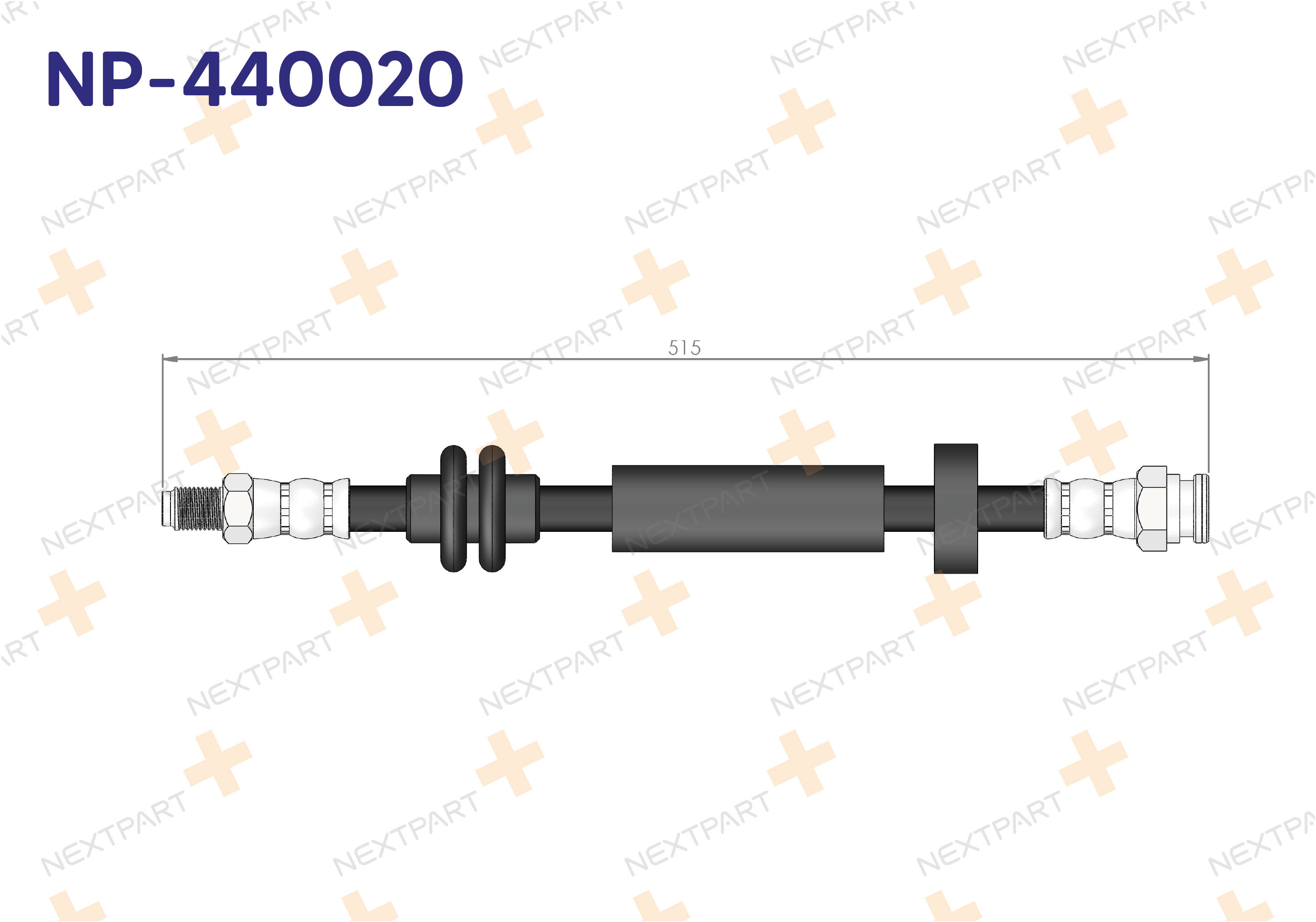 FREN HORTUMU ON DUCATO III BOXER III JUMPER III 2006-2014 JUMPER - OEM: 51725095 1617432480 | Alt: BHO4165 HOS3834