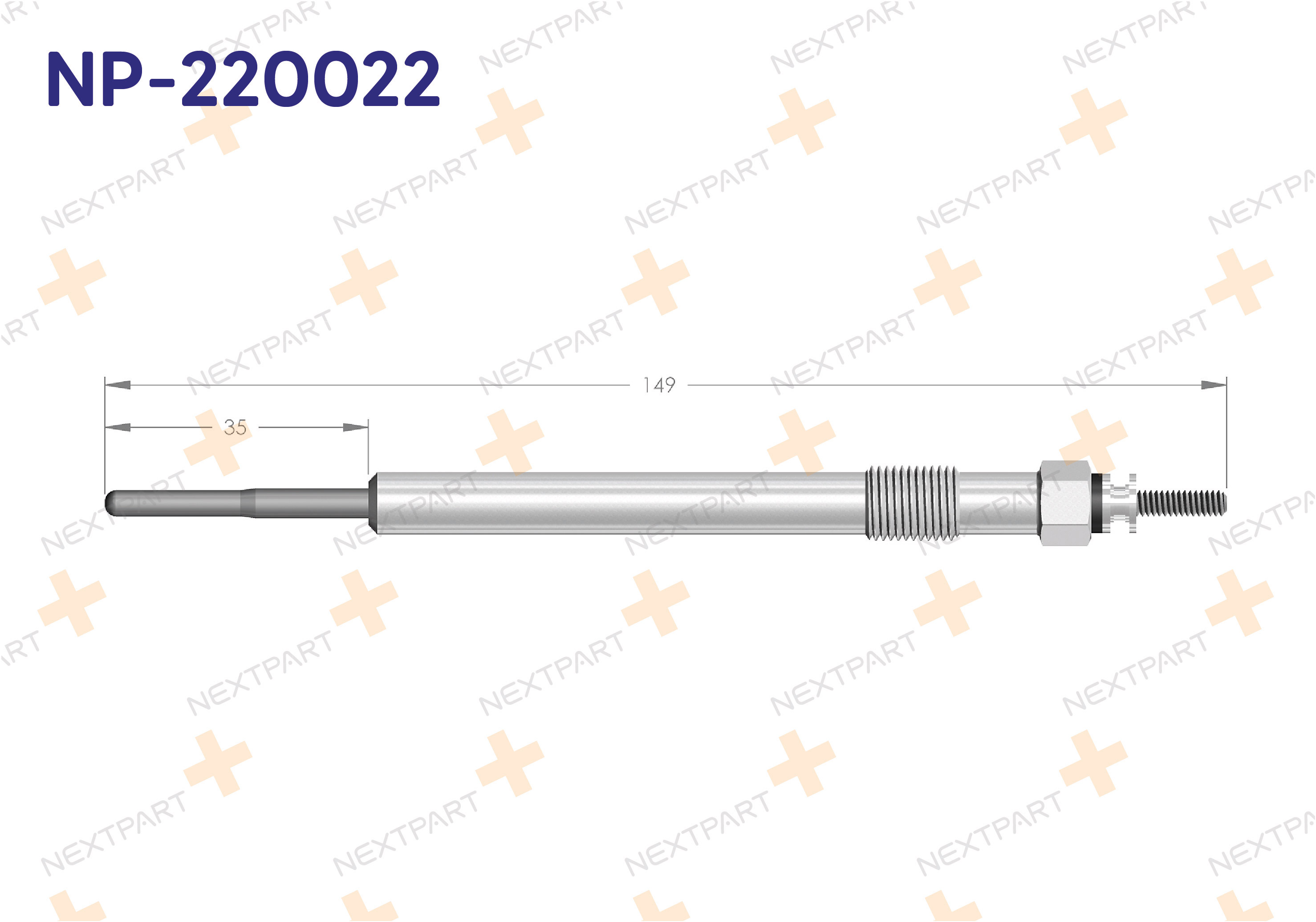 KIZDIRMA BUJISI BOXER JUMPER 2.2 HDI TRANSIT V347 V362 V363 2.2 TDCI TRANSIT JUMPER - OEM: 9675680980 401442714103 | Alt: 0 250 203 018 0 250 403 024