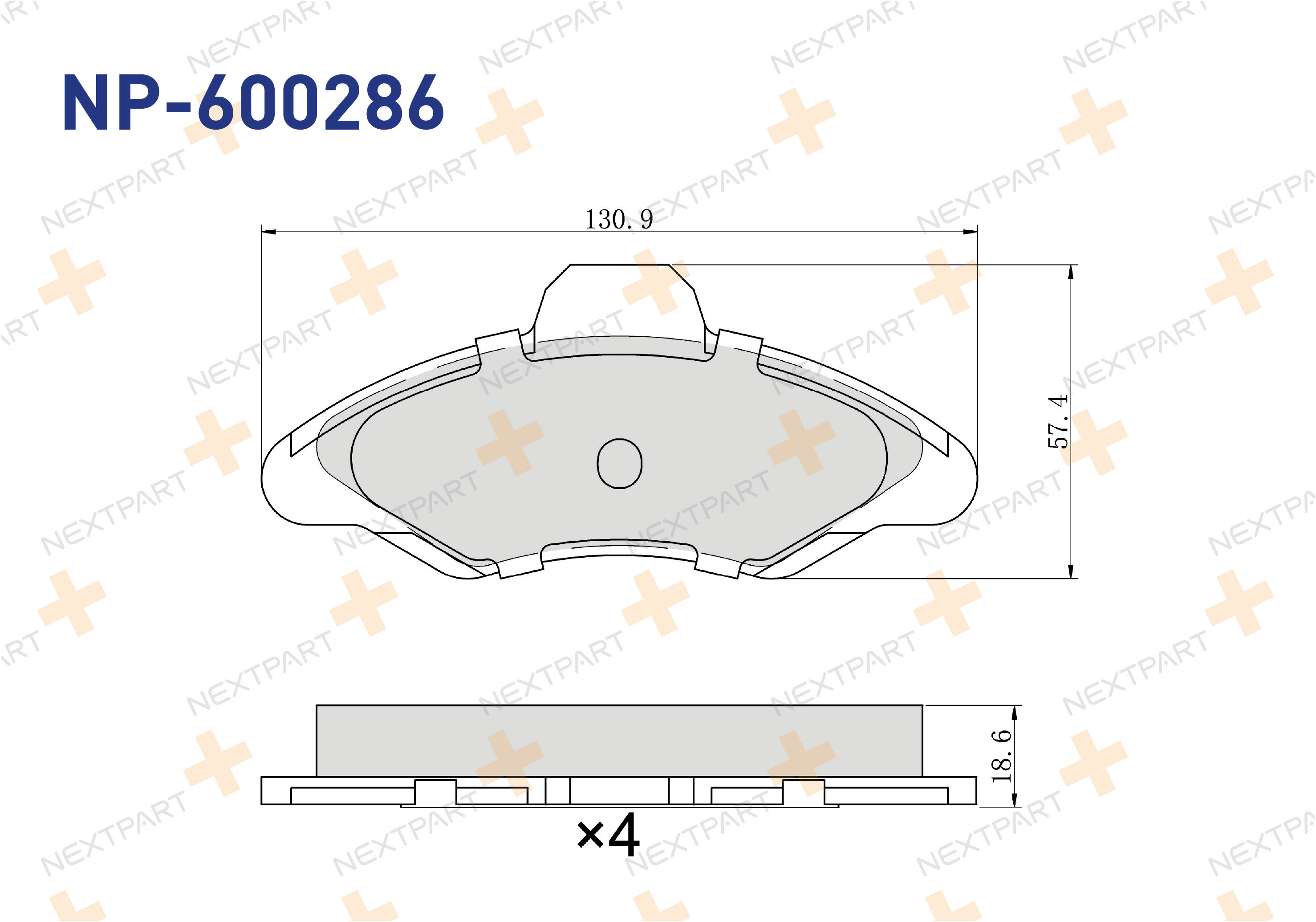 FREN BALATASI ON FIESTA III (1989>1997) FIESTA IV (1995>2002) KA (2008>2014) 121 III (1997>2003) FIESTA - OEM: 1015598 91AB-2K021-BC | Alt: T9069ECO 36709OE