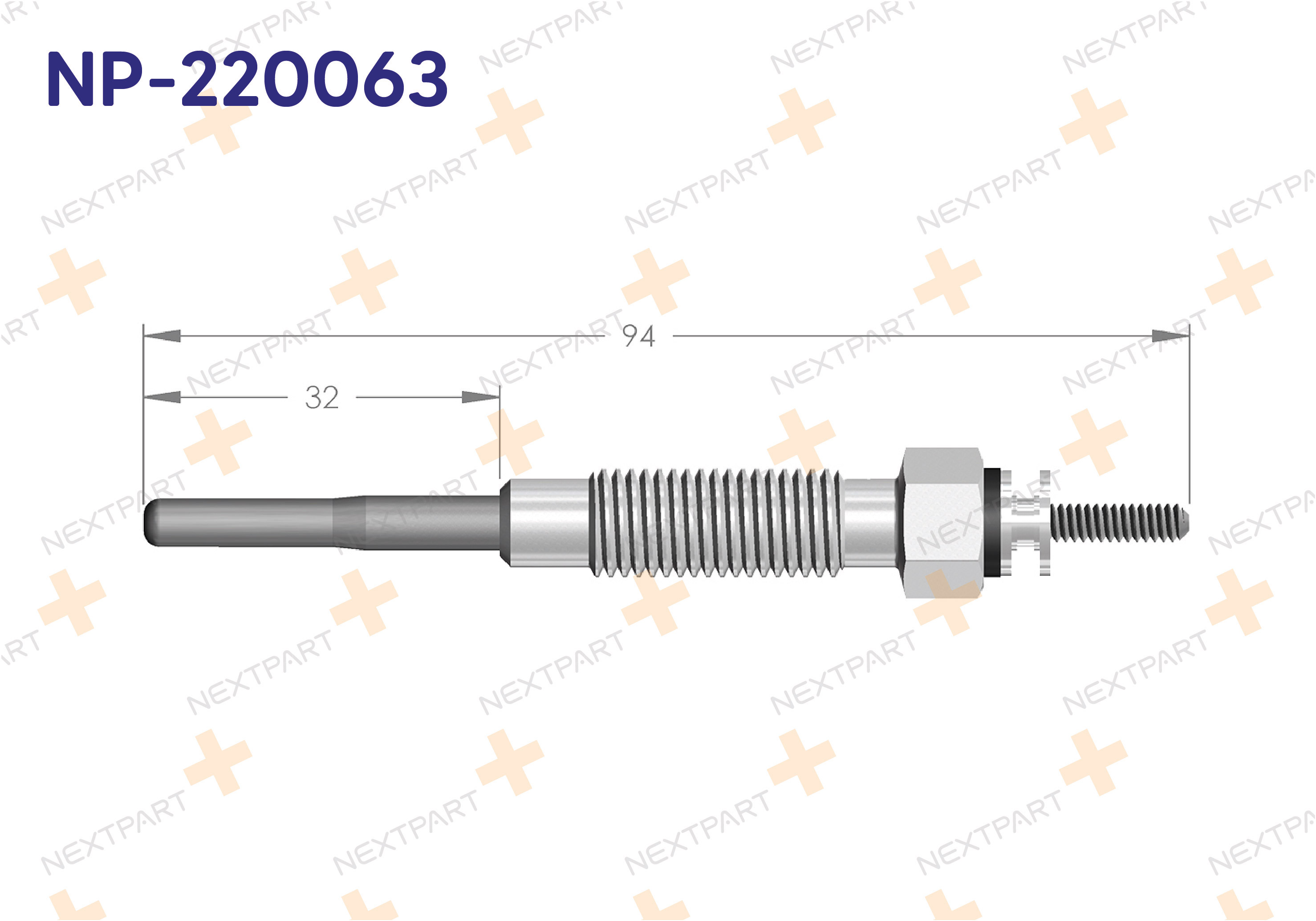 KIZDIRMA BUJISI HILUX HIACE 2.2 D HILUX - OEM: 19850-54050-000 401442701910 | Alt: 0 250 202 054 80019