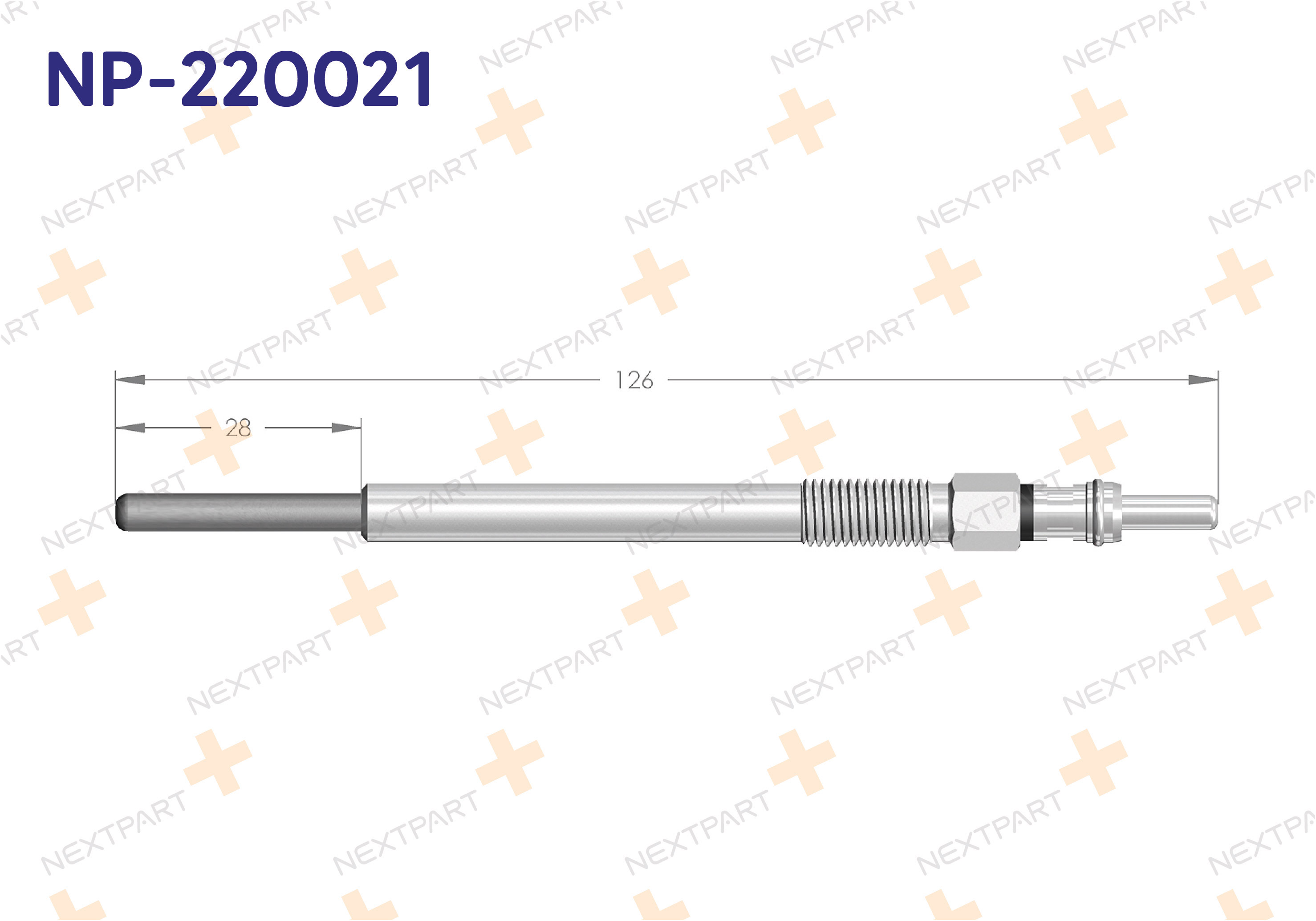 KIZDIRMA BUJISI 206 307 308 PARTNER BERLINGO BIPPER NEMO C2 C3 C4 1.4 1.6 HDI C2 C3 C4 BERLINGO NEMO BIPPER - OEM: 5960.79 5960 78 | Alt: 0 250 204 002 GLP094