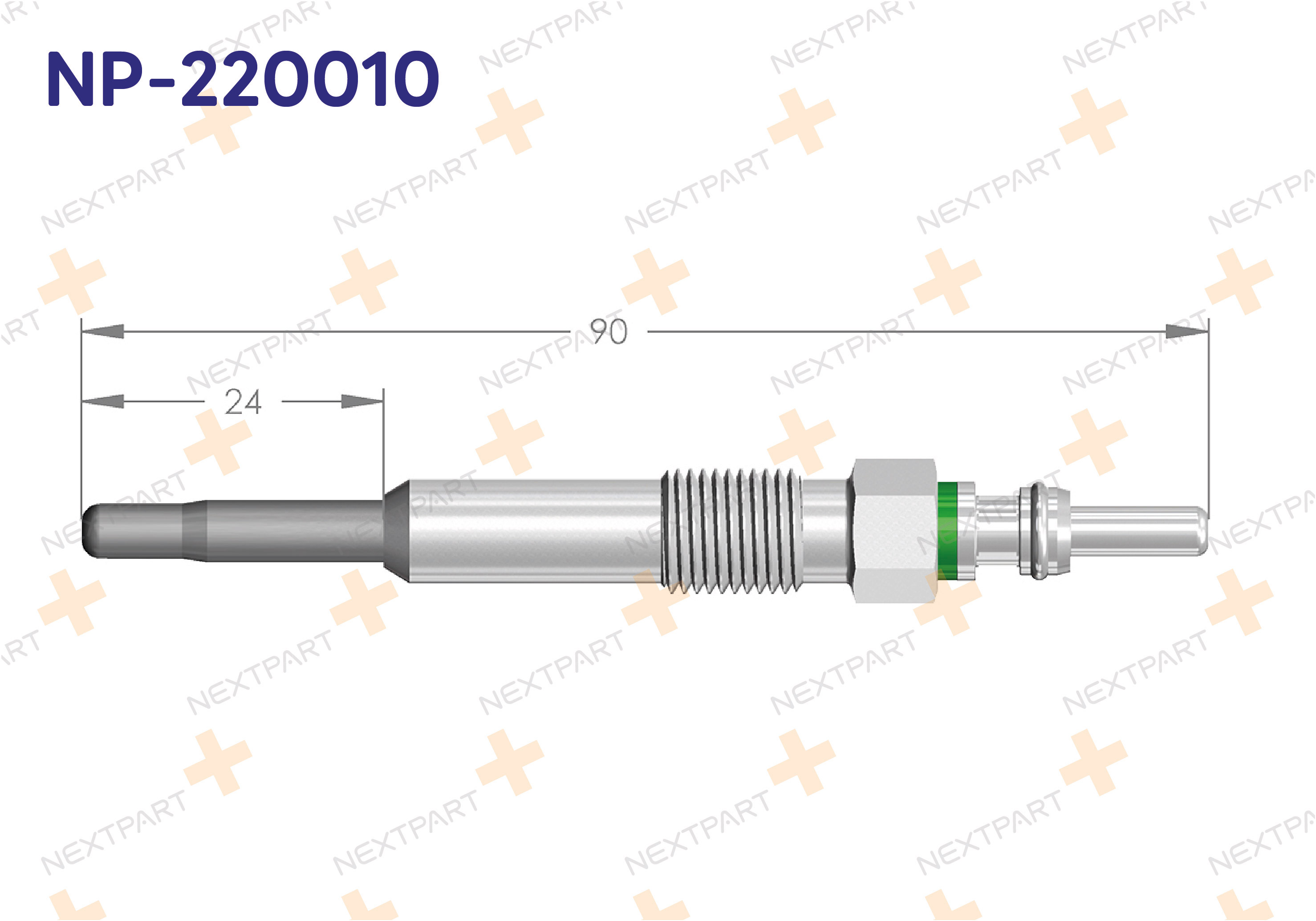 KIZDIRMA BUJISI CLIO KANGOO MEGANE LOGAN SANDERO DUSTER 1.5 DCI CLIO MEGANE KANGOO - OEM: 7700111323 110652457R | Alt: 0 250 202 022 0 250 212 009