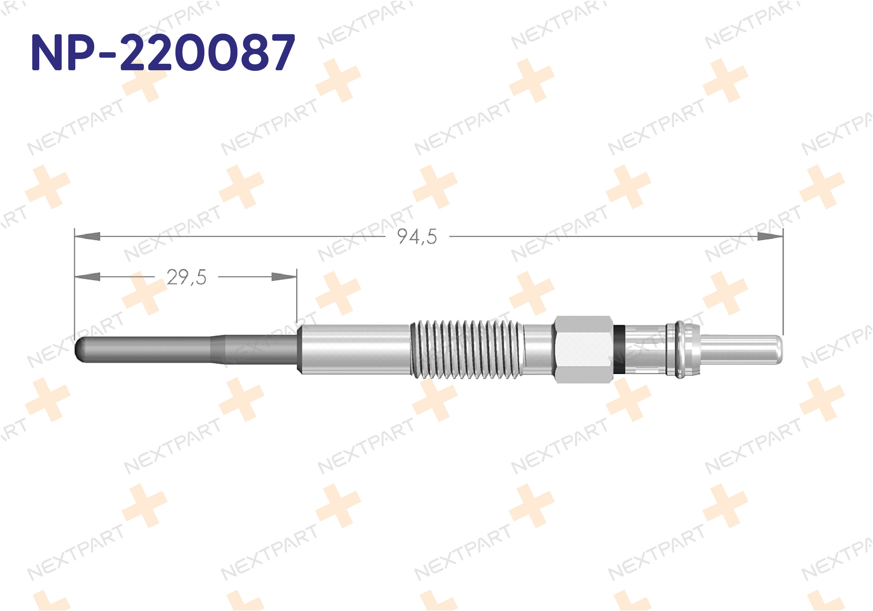 KIZDIRMA BUJISI CAPTIVA ANTARA CRUZE LACETT 2.0 D - OEM: 401442714178 96440144 | Alt: 0 250 403 003 0 250 403 010