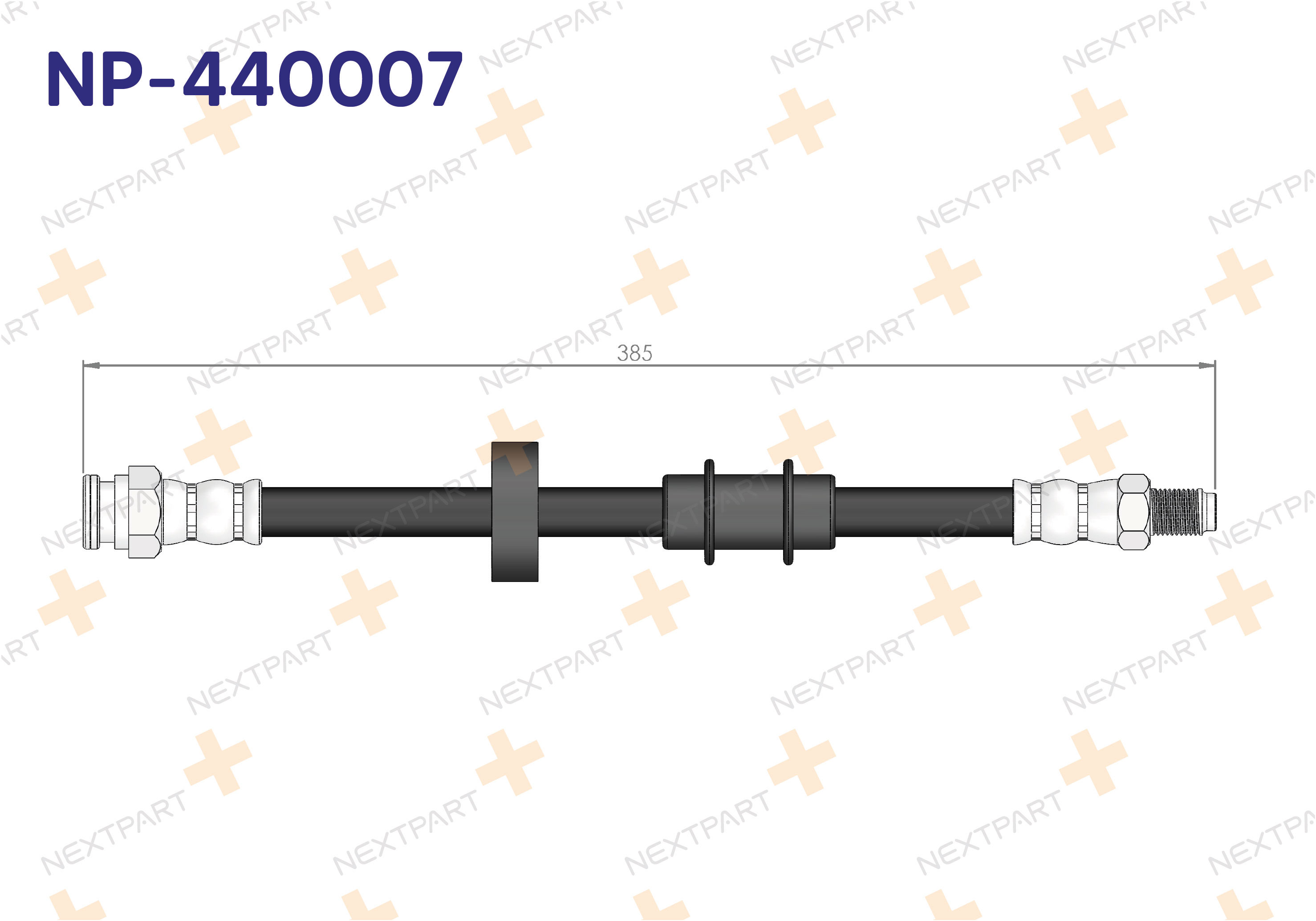 FREN HORTUMU ON UNO 70 1994-2000 - OEM: 71736915 7569160 | Alt: 7569160 71736915