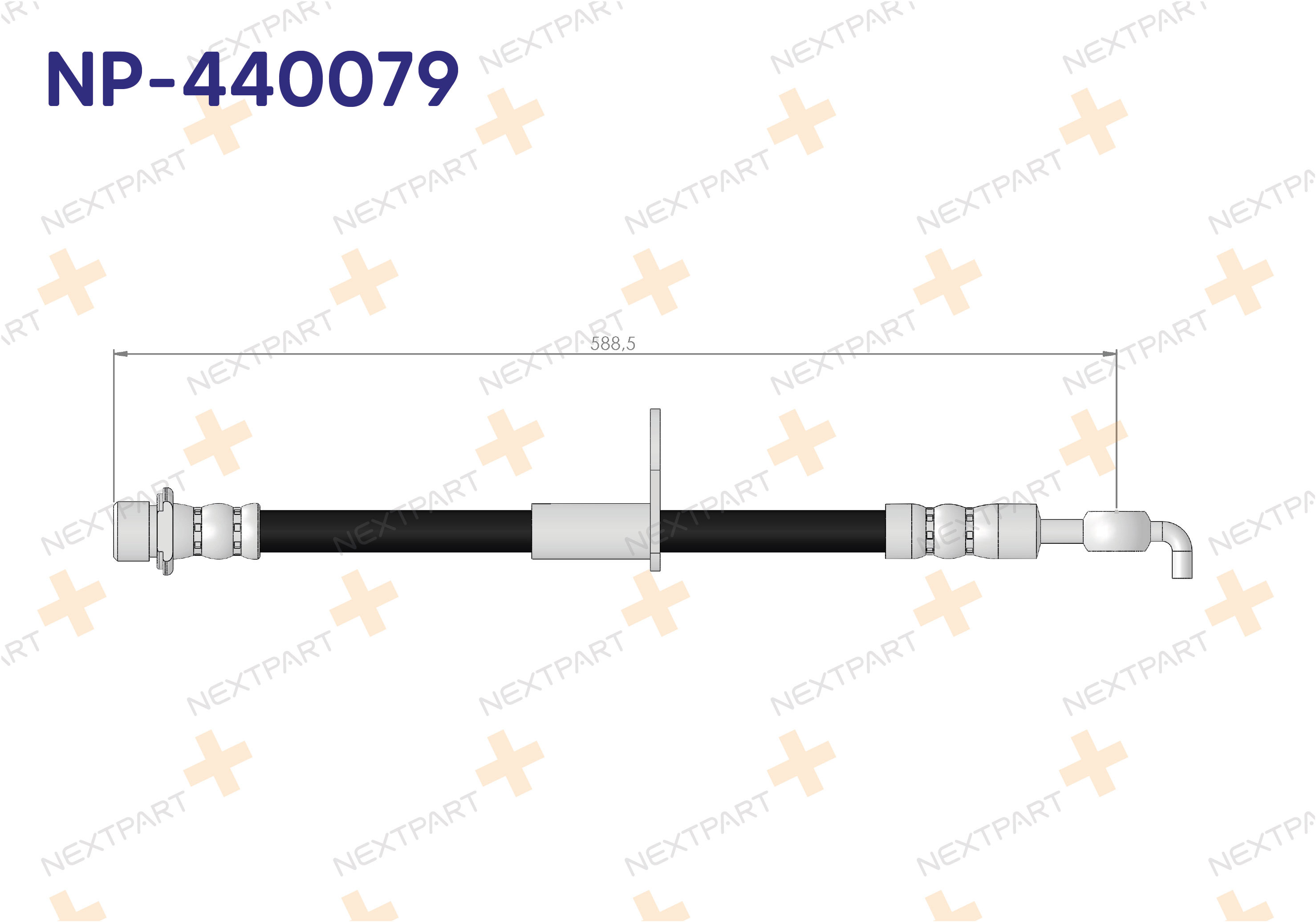 FREN HORTUMU ON SOL AVENSIS T25 2003-2008 AVENSIS - OEM: 90947-02D23 90080-94200 | Alt: 90080-94200 90080-94132