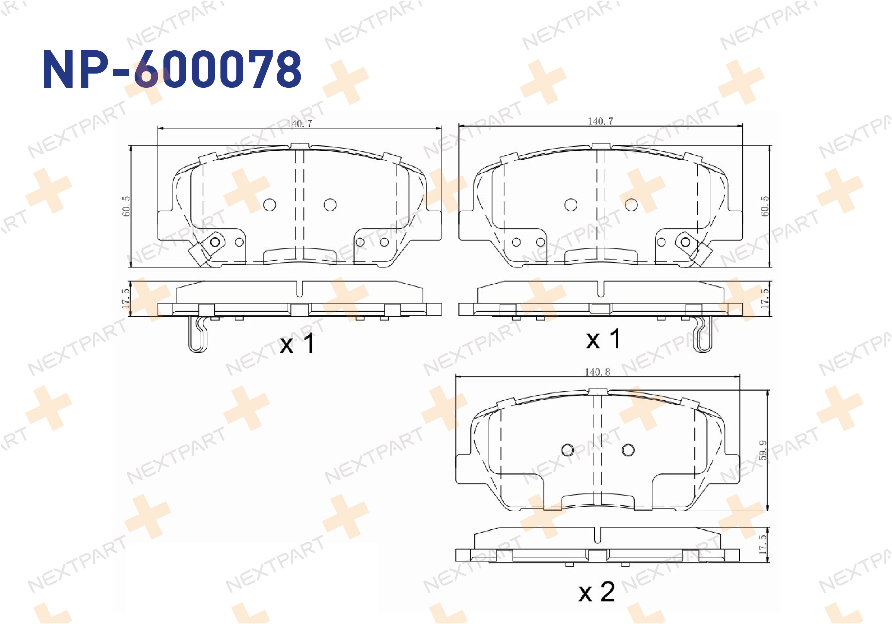 FREN BALATASI ON I30 (2011>2015) CEED (2015>) CERATO (2013>) PRO CEED (2013>) 16 JANT UZUNLUK: 141MM - OEM: 58101-2MA00 58101-2VA70 | Alt: 37948 13.0460-5651.2