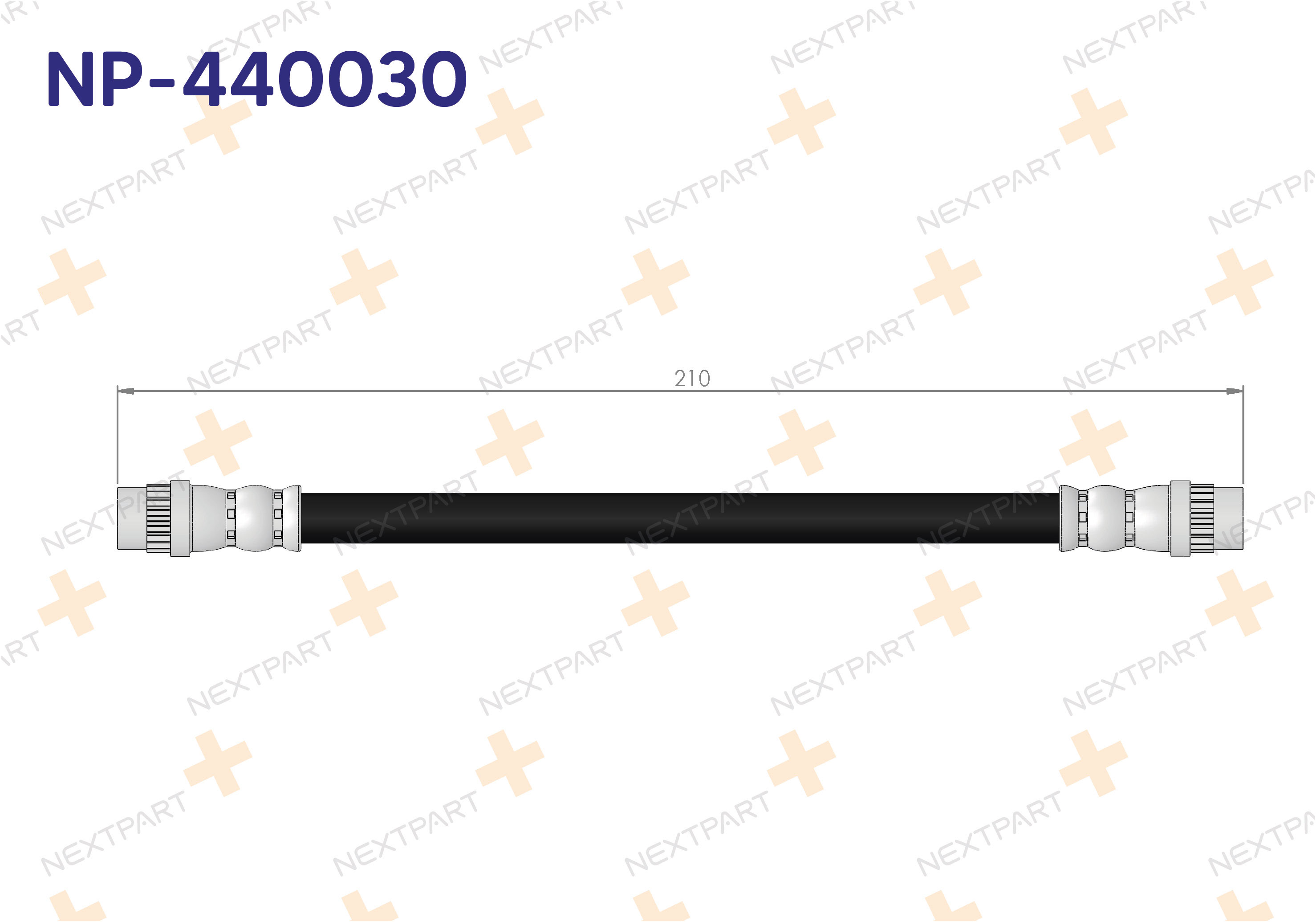 FREN HORTUMU ARKA MEGANE II 2002-2008 MEGANE - OEM: 8200572102 8200597218 | Alt: 8535 HOS3178