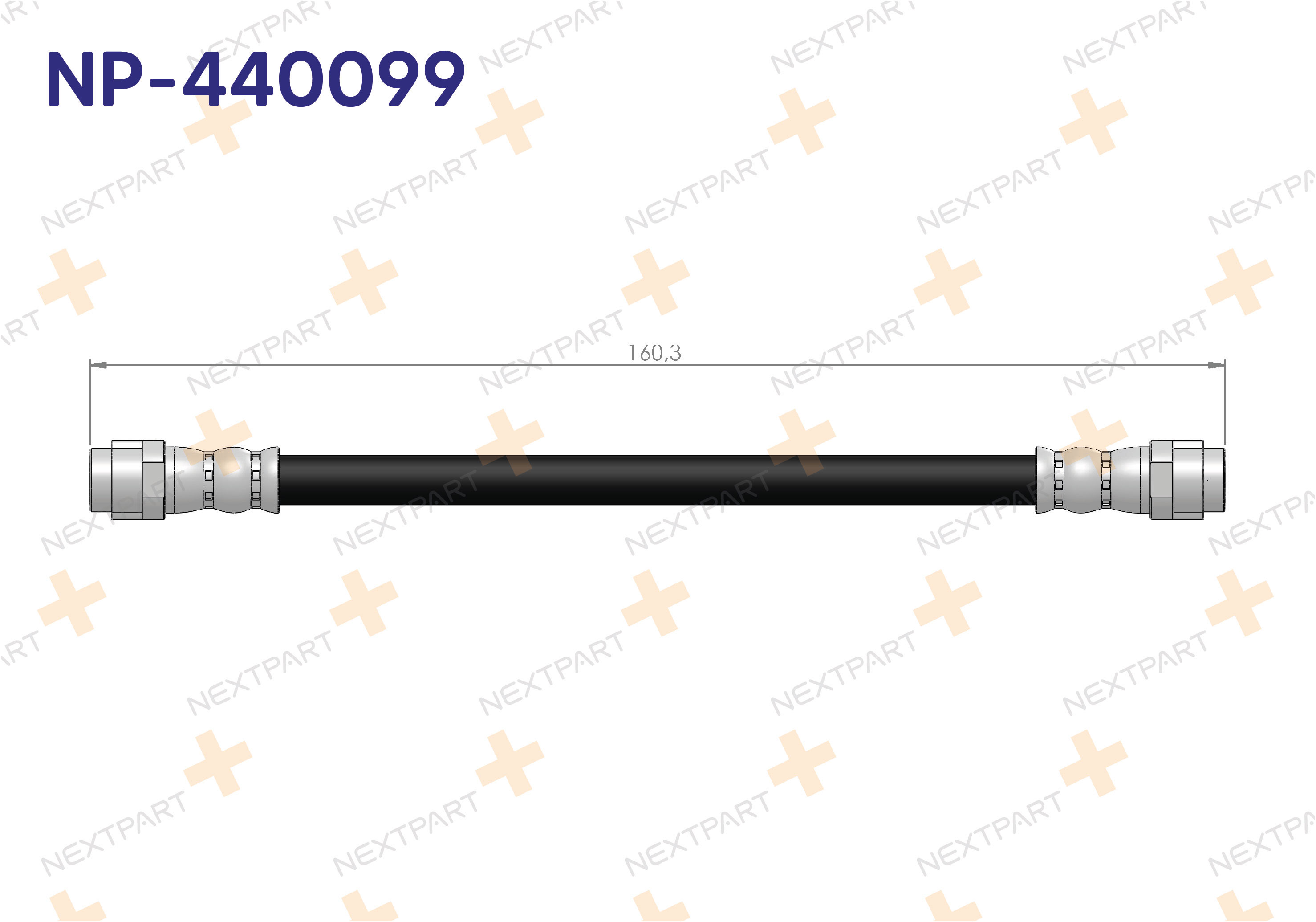 FREN HORTUMU ARKA GOLF IV 1998-2005 A3 1996-2003 LEON 1999-2006 OCTAVIA 1996-2010 GOLF OCTAVIA A3 LEON - OEM: 1J0611775 6Q0611775A | Alt: 6Q0611775A 6Q0611775B