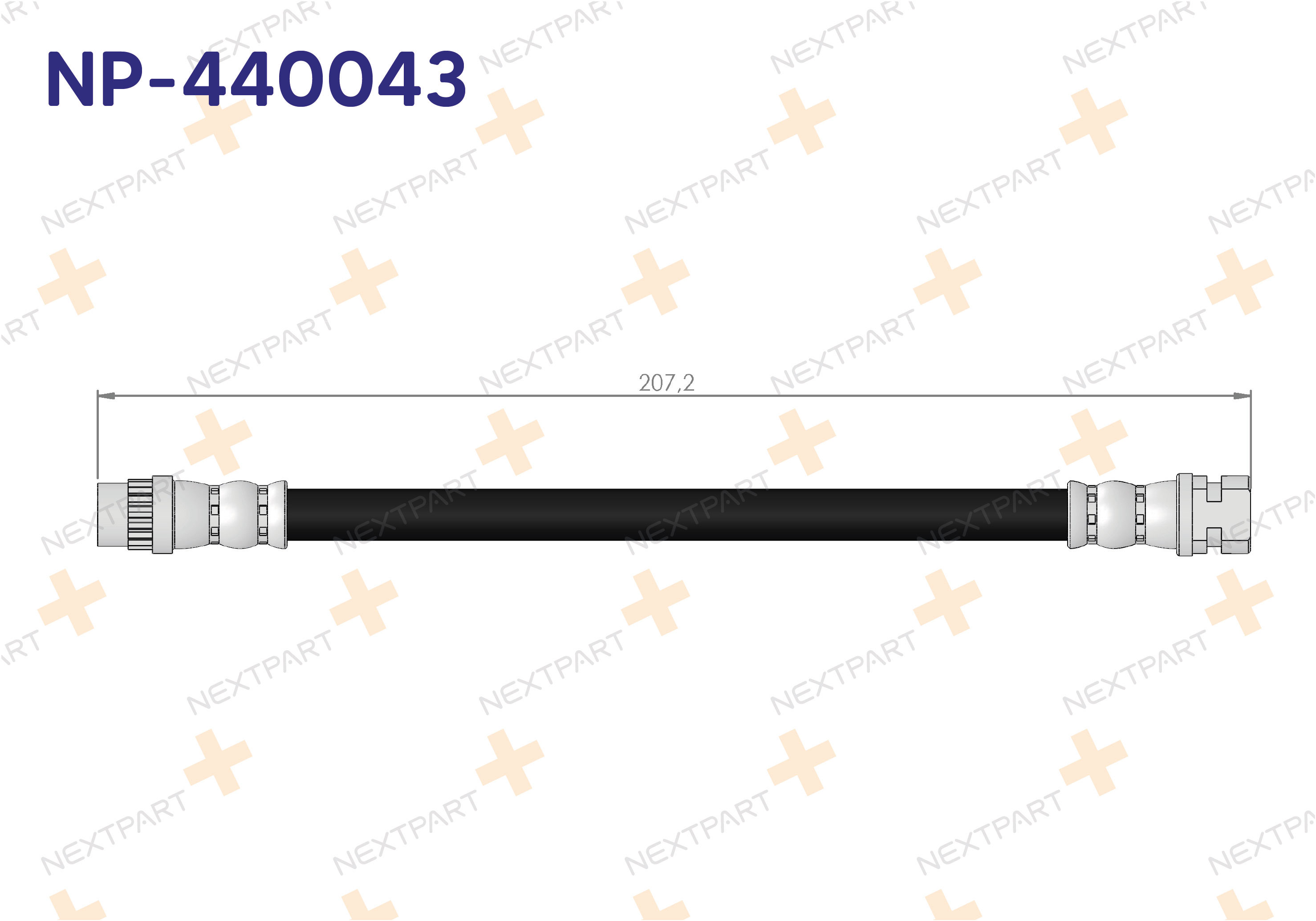 FREN HORTUMU ARKA LAGUNA II 2001-2007 LAGUNA - OEM: 8200256166 7701050073 | Alt: 7701050073 8200256166