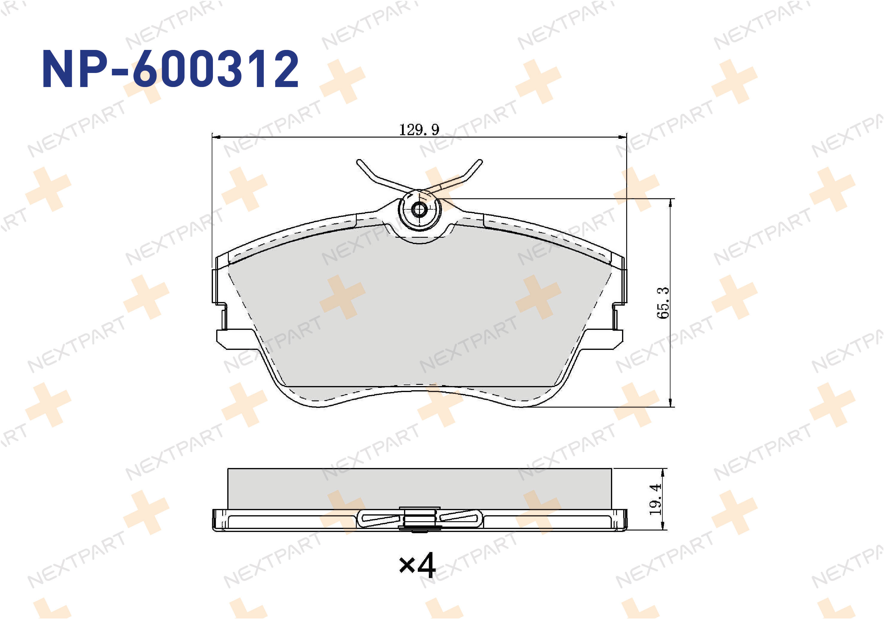 FREN BALATASI ON TRANSPORTER T-4 (1990>2003) TRANSPORTER - OEM: 701698151E 701 698 151 J | Alt: T0610914 048000