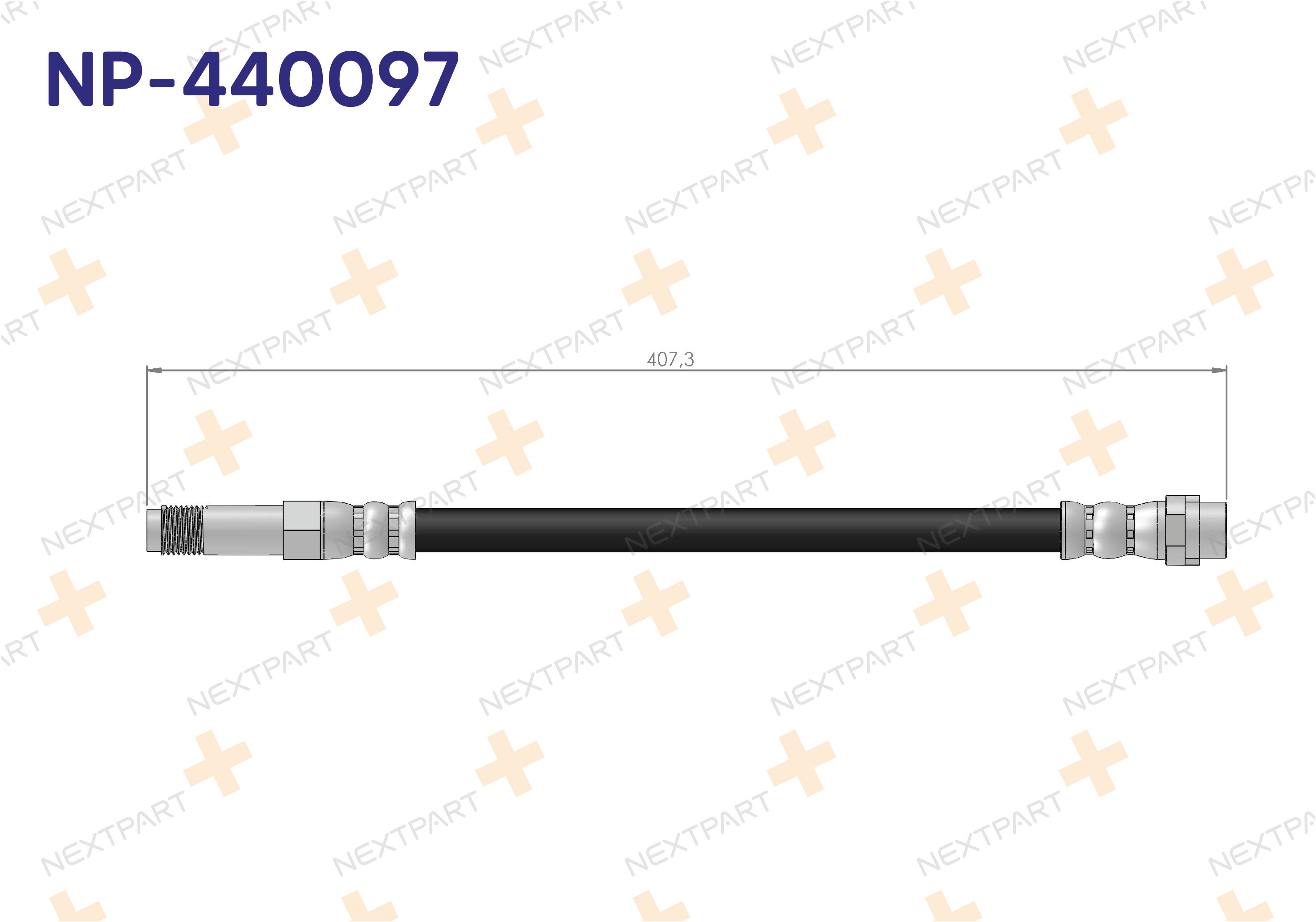 FREN HORTUMU LT35 SPRINTER 1995-2006 - OEM: 2D0611701 2D0611701B | Alt: 2D0611701B A9014280235