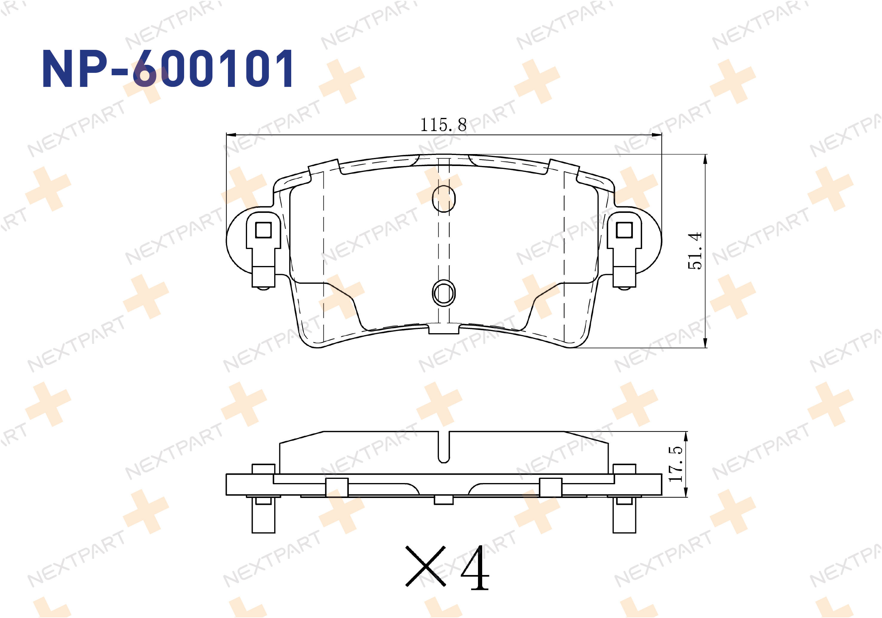 FREN BALATASI ARKA MASTER II (1998>2011) MOVANO B (2010>2014) MASTER - OEM: 4406000Q4B 44060-00QAE | Alt: 37289 37289OE