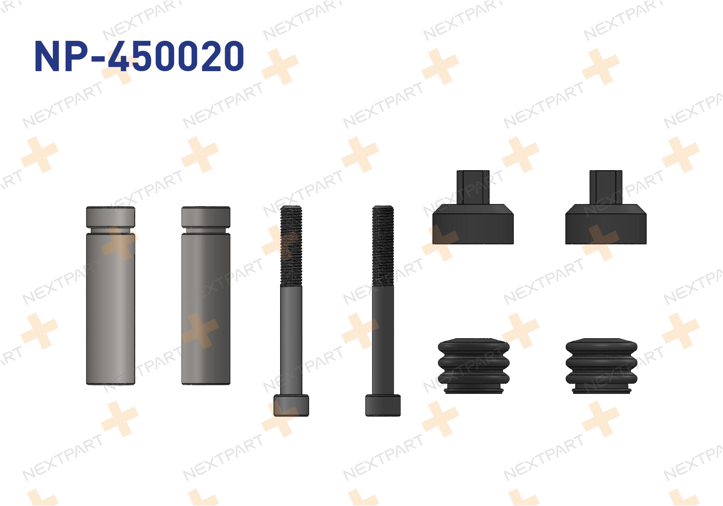 FREN KALIPER TAMIR TAKIMI ON ARKA TRANSIT V347 JUMBO CIFT TEKER TRANSIT - OEM: 8200805671 4420381 | Alt: 4420381 93168039