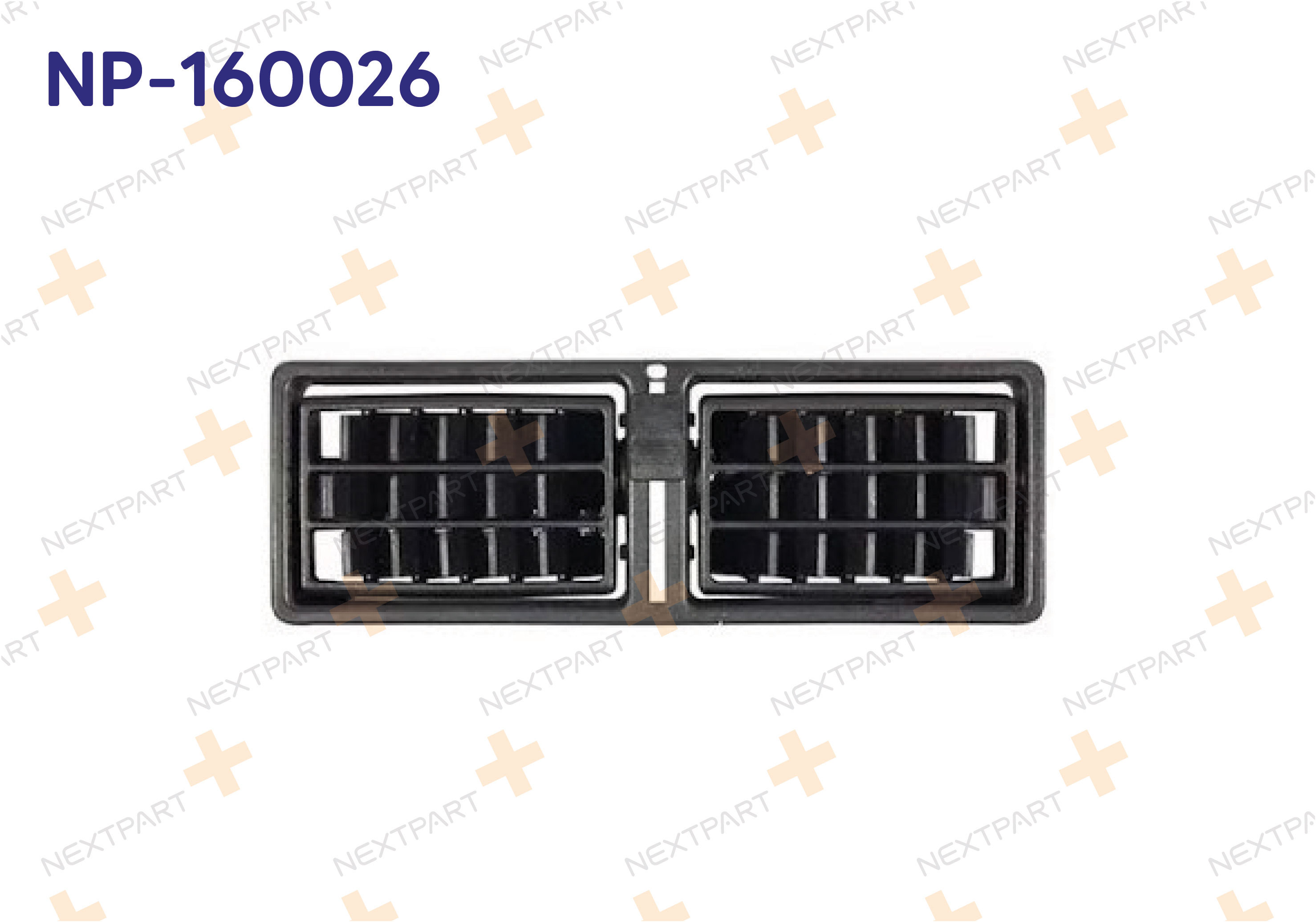 KALORIFER HAVALANDIRMA DIFIZORU ORTA R9 - OEM: 7702257700 | Alt: 7702257700