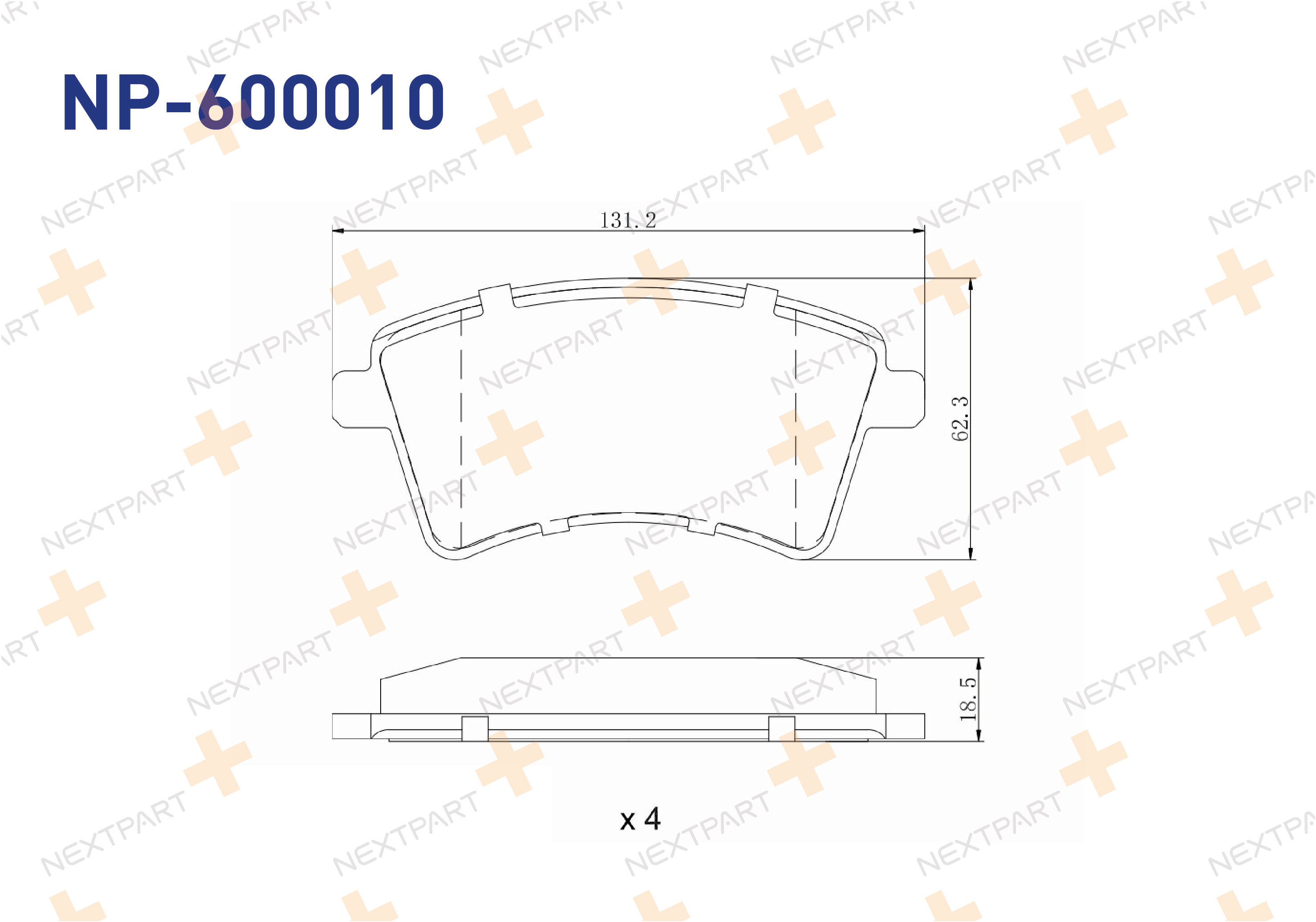 FREN BALATASI ON KANGOO III (2008>2023) CITAN (2012>) KANGOO - OEM: 415 421 03 10 415 421 06 10 | Alt: 37664 P68044