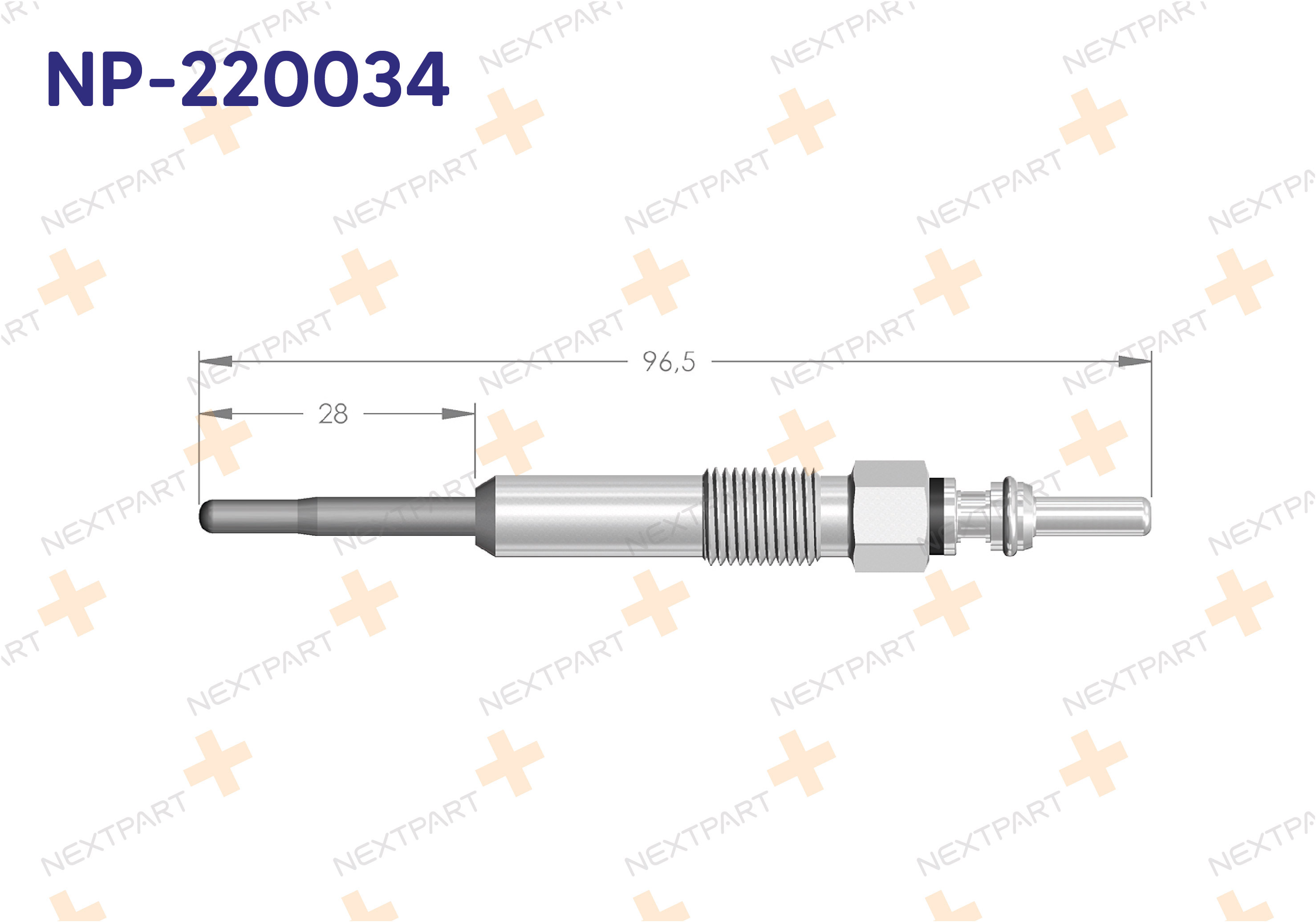 KIZDIRMA BUJISI PASSAT A4 SUPER TOLEDO 1.9 2.0 TDI TRANSPORTER T5 CRAFTER 2.5 TDI PASSAT TRANSPORTER A4 TOLEDO - OEM: N10591604 N10591608 | Alt: CGP002 0250603021