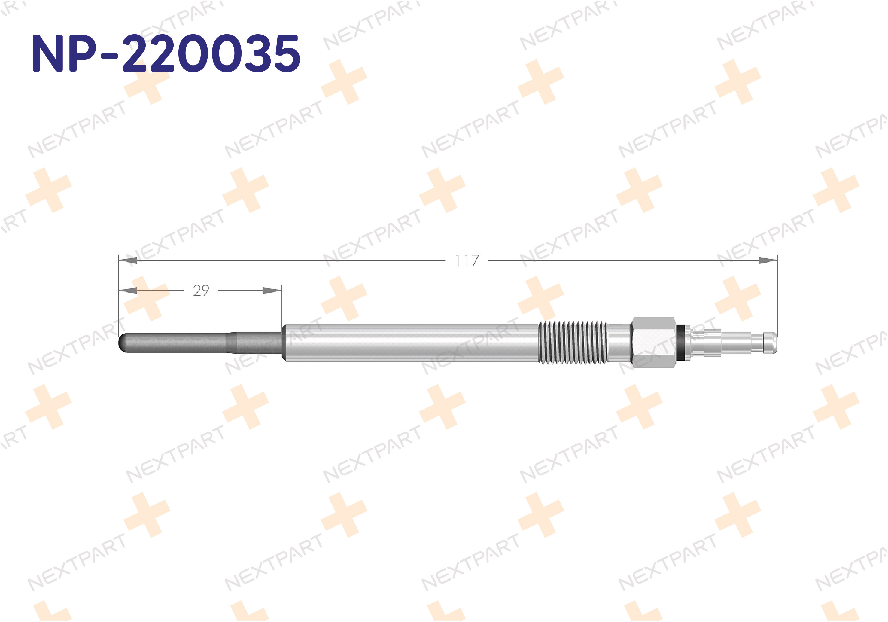 KIZDIRMA BUJISI PASSAT A4 A6 OCTAVIA SUPER B TOLEDO 2.0 TDI PASSAT OCTAVIA A4 A6 TOLEDO - OEM: N10579802 401442707421 | Alt: 0 250 403 002 GLP093