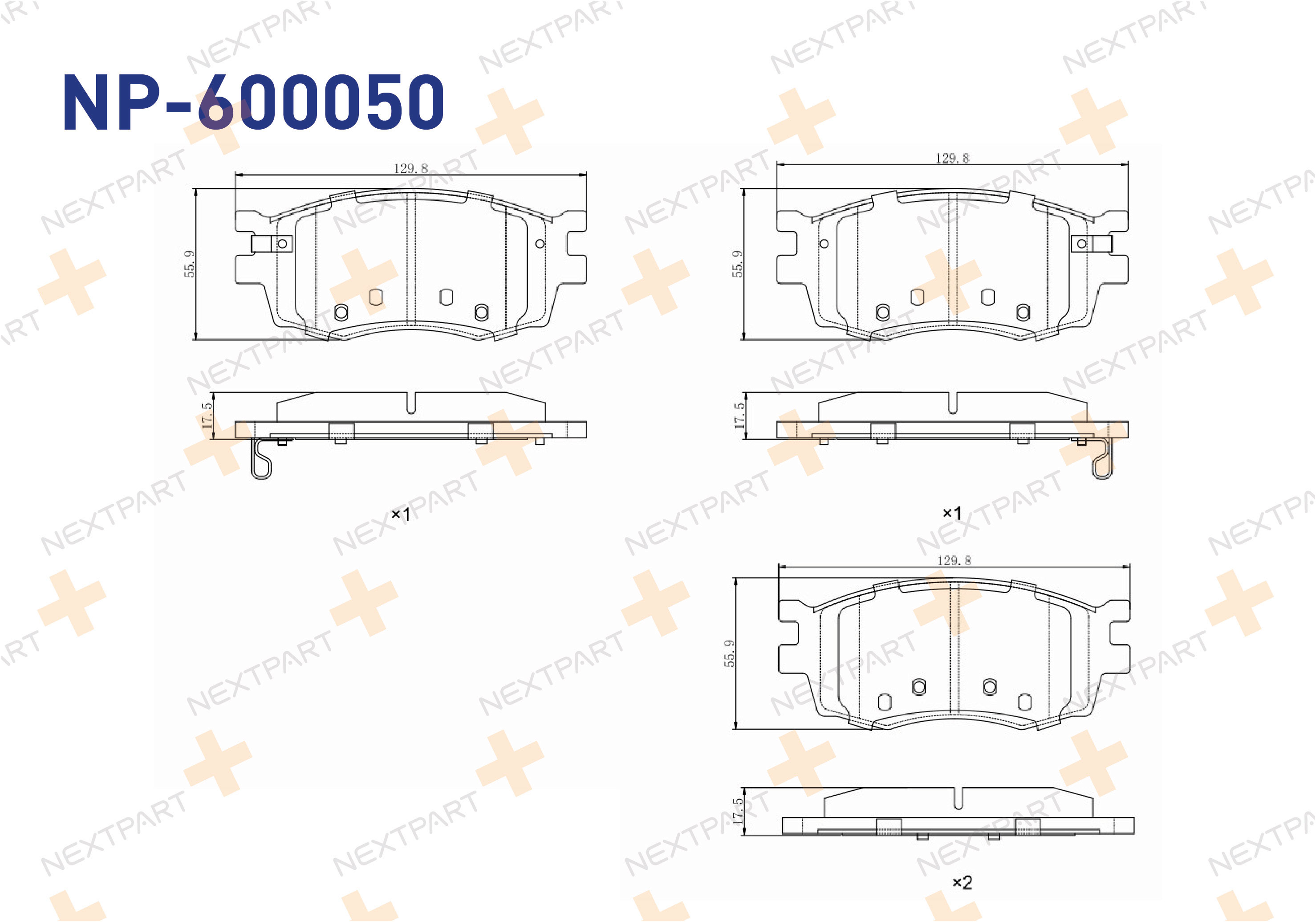 FREN BALATASI ON ACCENT III ERA (2005>2010) I20 (2008>2014) RIO II (2005>2011) - OEM: 58101-1GA00 58101-1GE00 | Alt: 37520 BPHY-1004