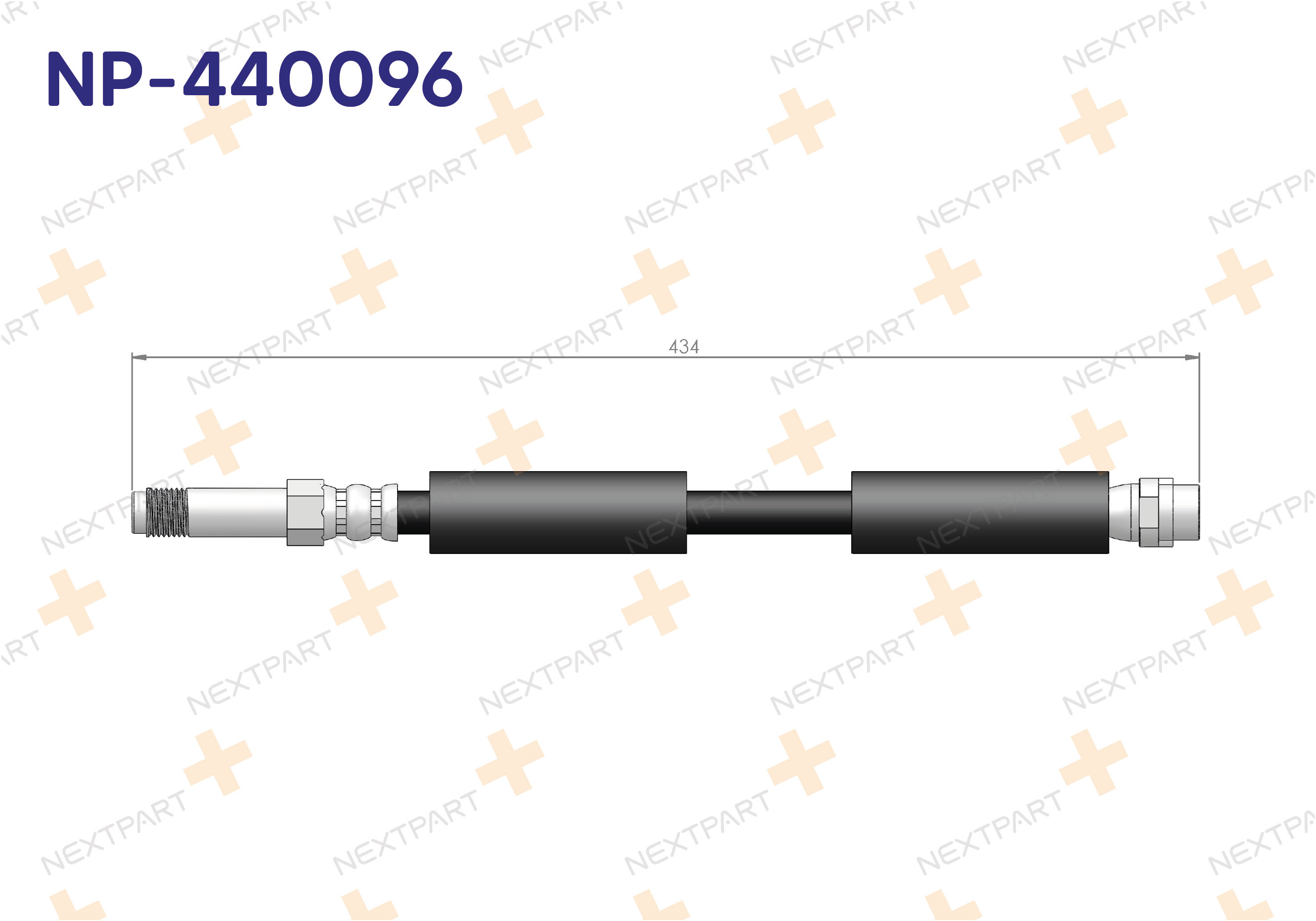 FREN HORTUMU ARKA CRAFTER SPRINTER 2006- - OEM: 501275942968 901 428 9135 | Alt: SL 5589 80235