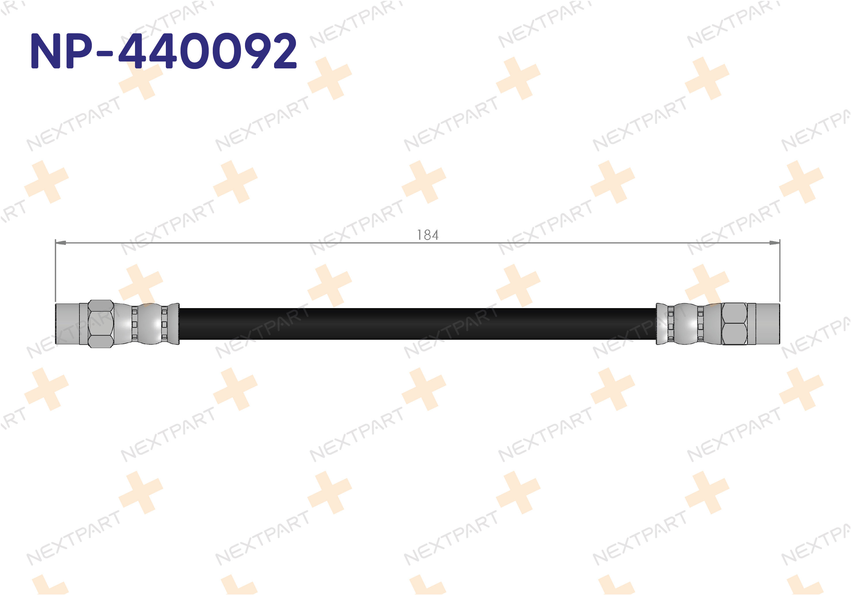 FREN HORTUMU ARKA TRANSPORTER T4 1990-2003 TRANSPORTER - OEM: 437 611 775 481 611 775 | Alt: SL3311 HOS3313