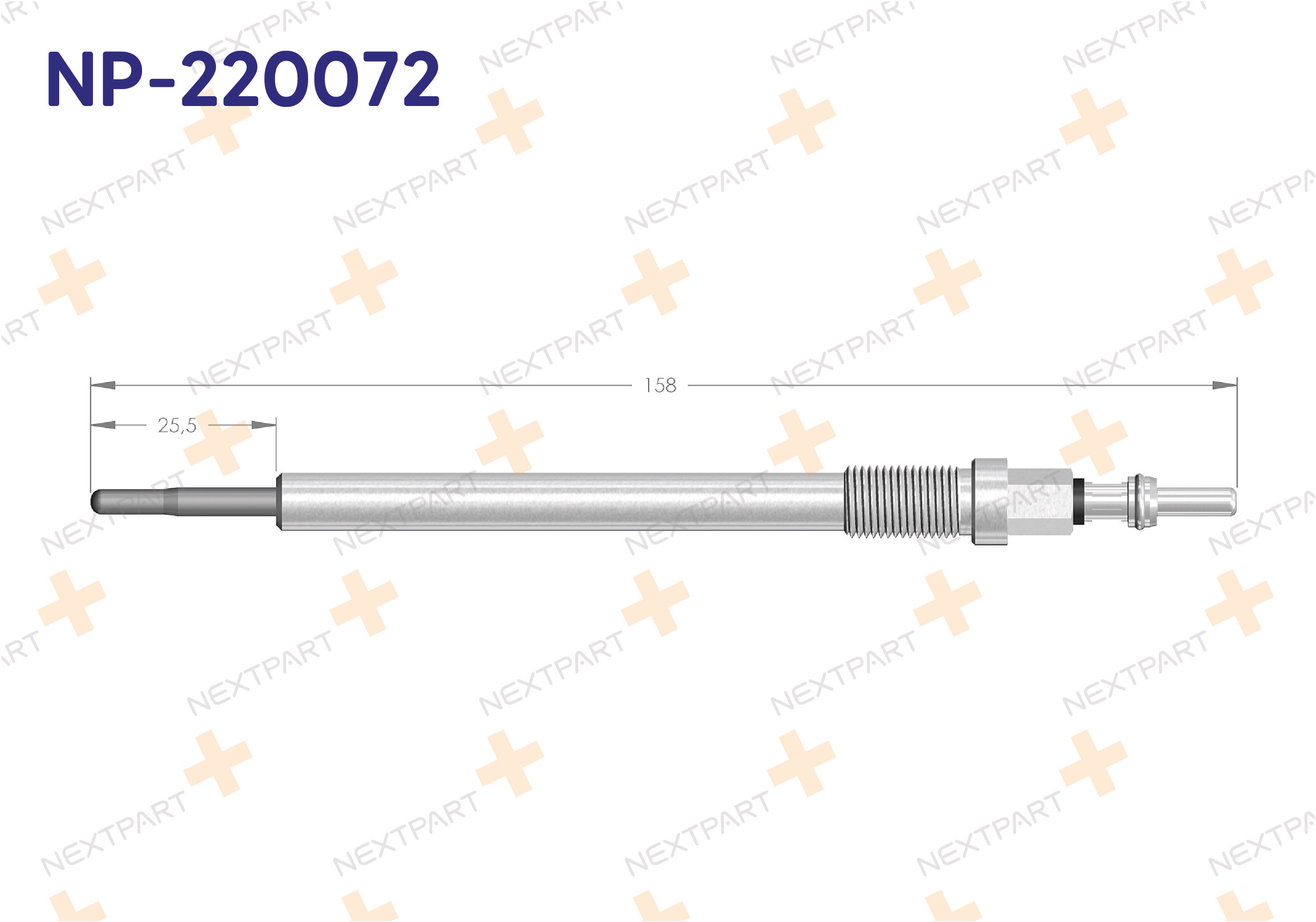 KIZDIRMA BUJISI A SERISI (W176 W177) C SERISI (W204 W205) E SERISI (W212 W213) SPRINTER (906 907) VITO (W447) - OEM: 401442717248 0011597301 | Alt: 0 250 703 008 26524