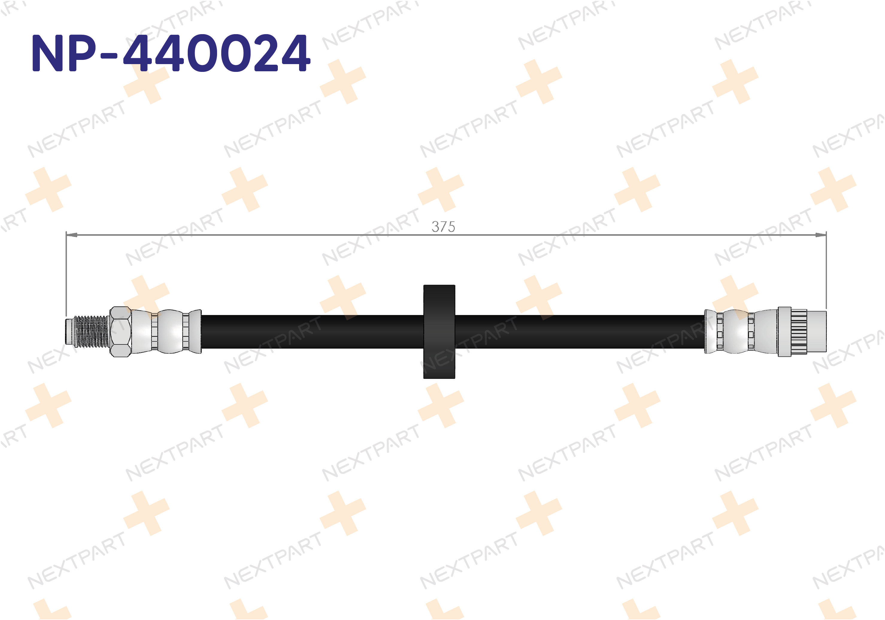 FREN HORTUMU ON R9 - OEM: 7704001954 7701349304 | Alt: 7701349304 7704001954