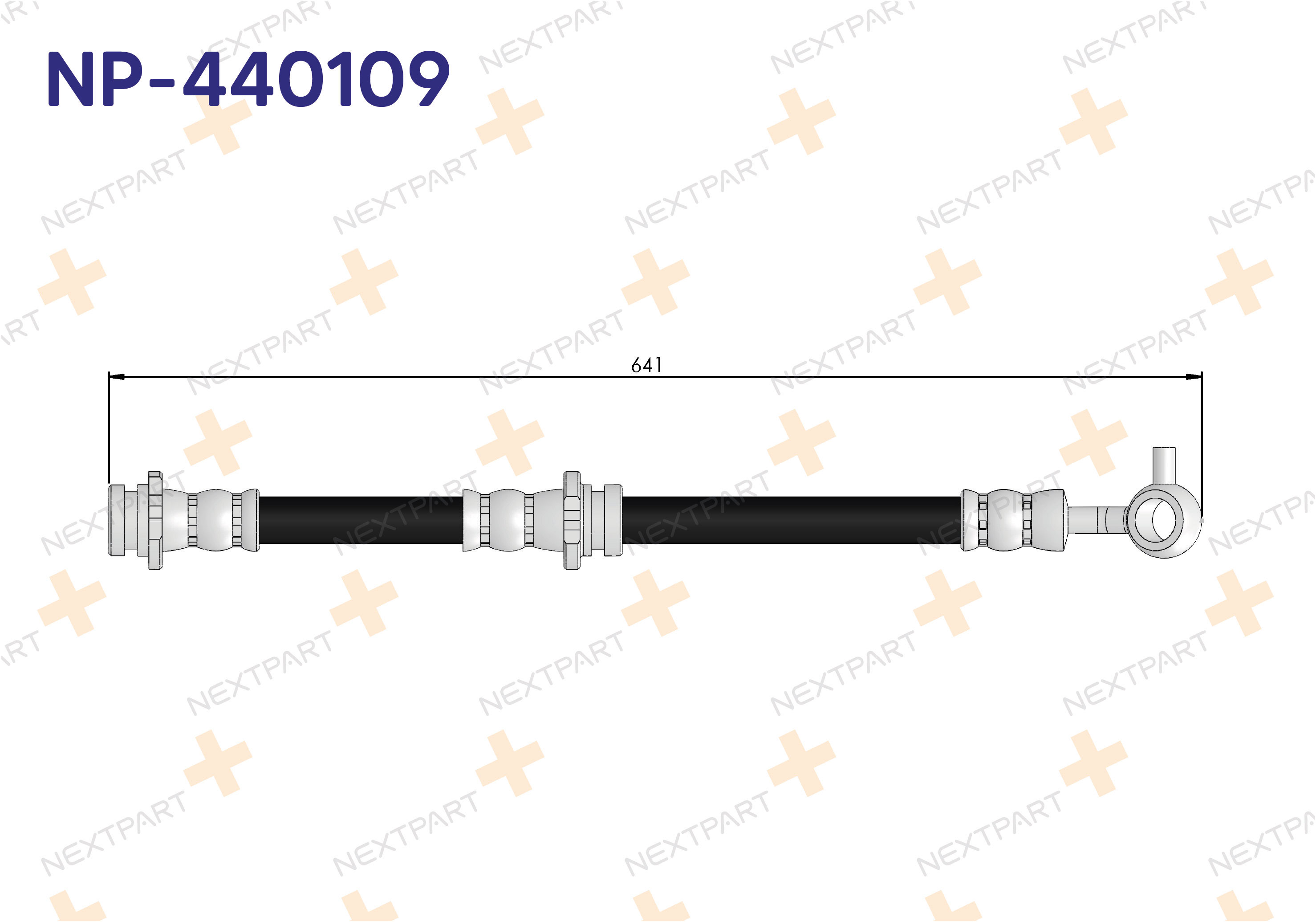 FREN HORTUMU ON SAG QASHQAI J10 2007-2014 - OEM: 46210-JD000 400663337409 | Alt: 400663337409 331162