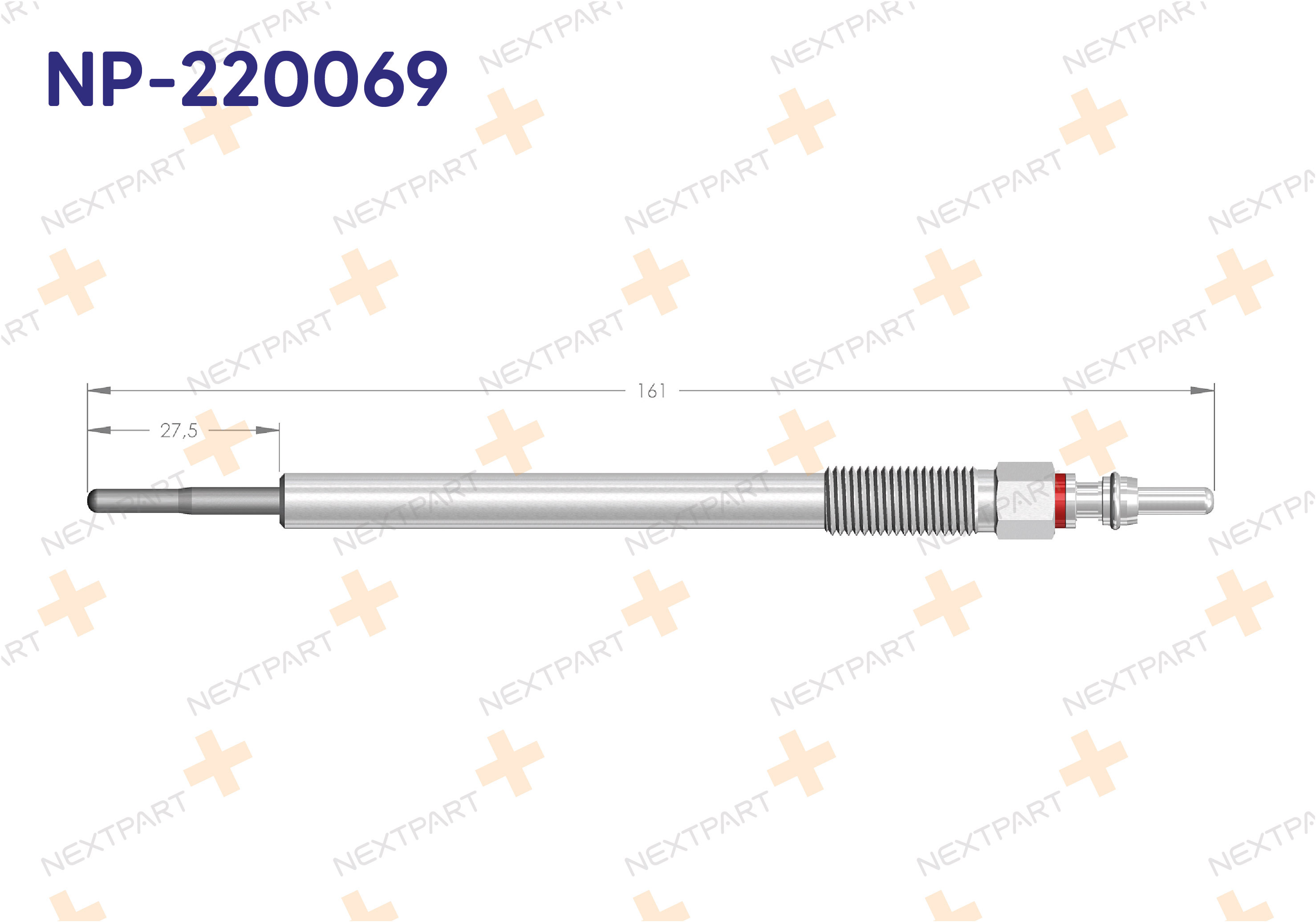 KIZDIRMA BUJISI L200 PAJERO 2.4 DI-D ASX LANCER 1.8 DI-D - OEM: 404419796299 1820A019 | Alt: ADC41823 E2510029131A1