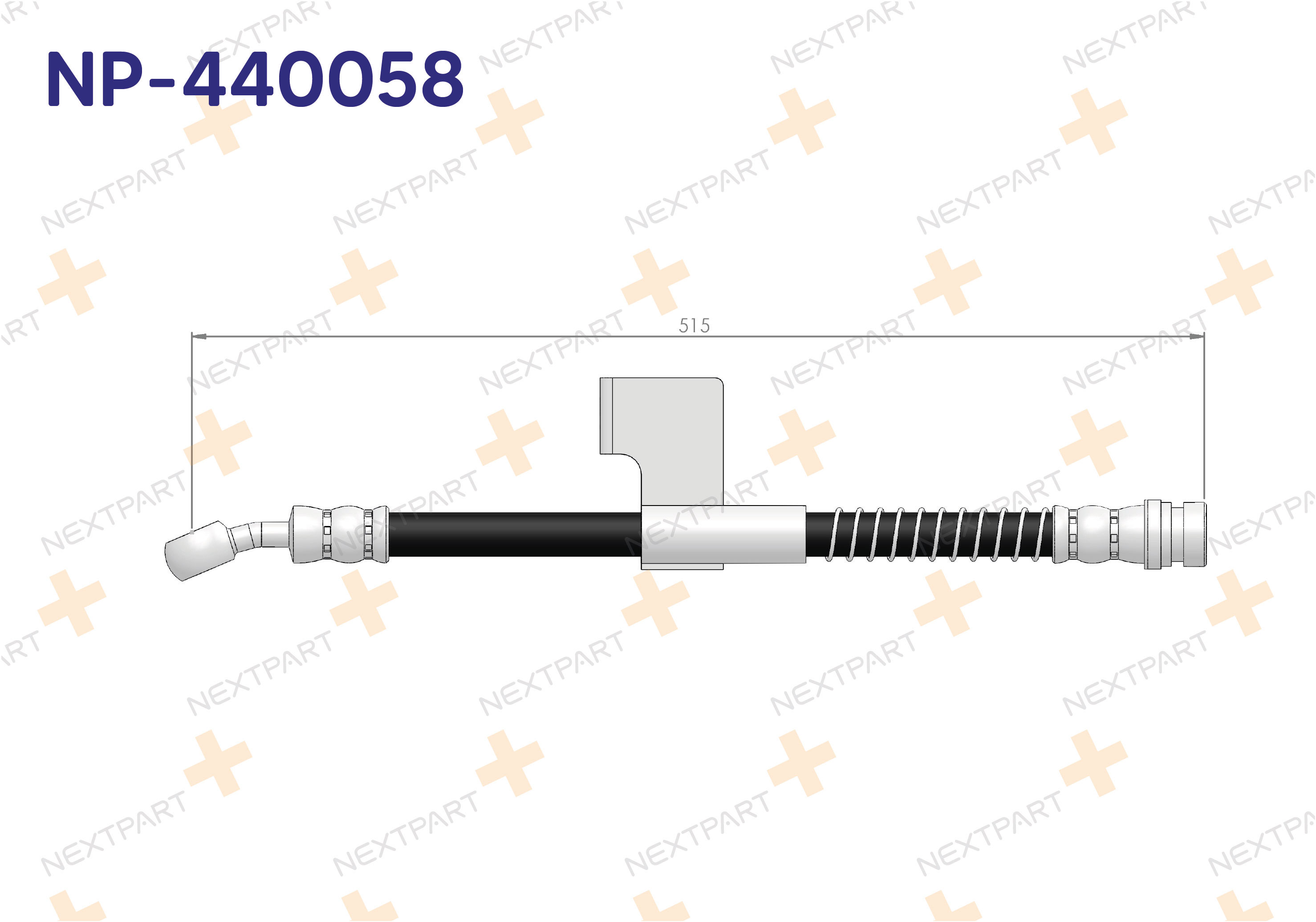 FREN HORTUMU ON SAG ACCENT 1994-2000 - OEM: 58732-22000 58732-22100 | Alt: 58732-22100 58732-22000