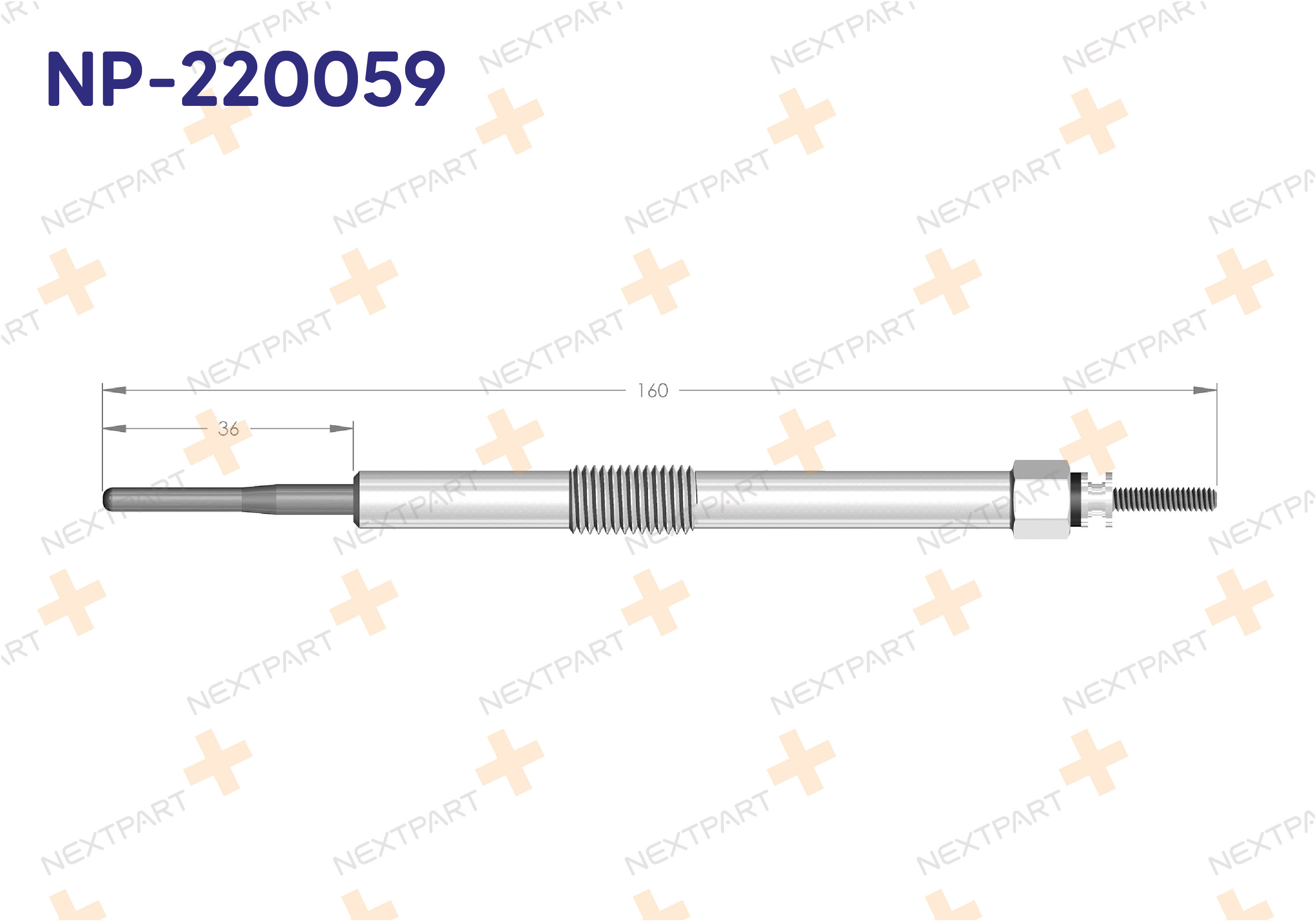 KIZDIRMA BUJISI COROLLA AURIS 1.4 D-4D COROLLA - OEM: 12 23 7 791 101 401442707051 | Alt: PT 159 0 250 202 145