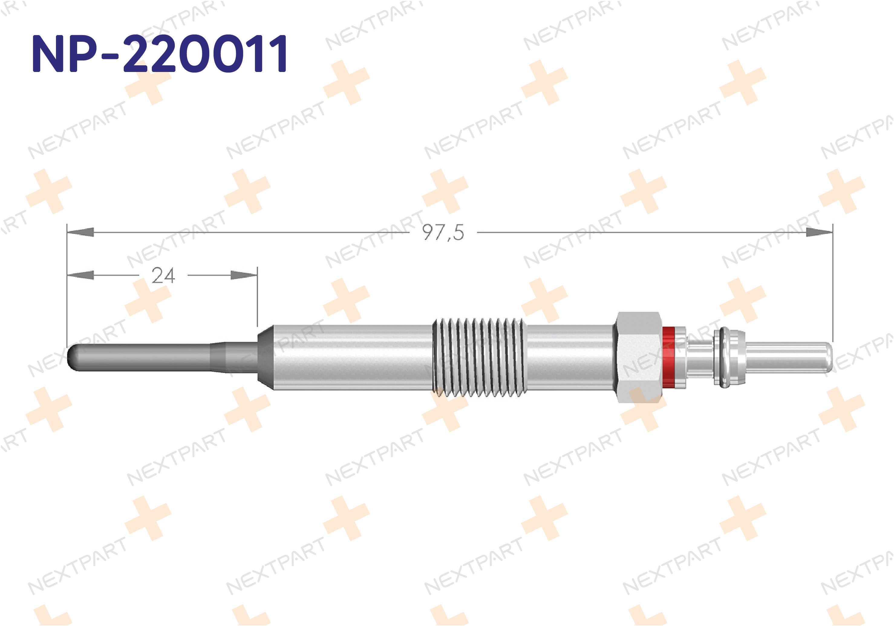 KIZDIRMA BUJISI CLIO IV KANGOO FLUENCE MEGANE IV LOGAN SANDERO DUSTER DOKKER LODGY MICRA QASHQAI 1.5 DCI CLIO MEGANE KANGOO - OEM: 8200682592 110654876R | Alt: 0 250 403 012 GLP221