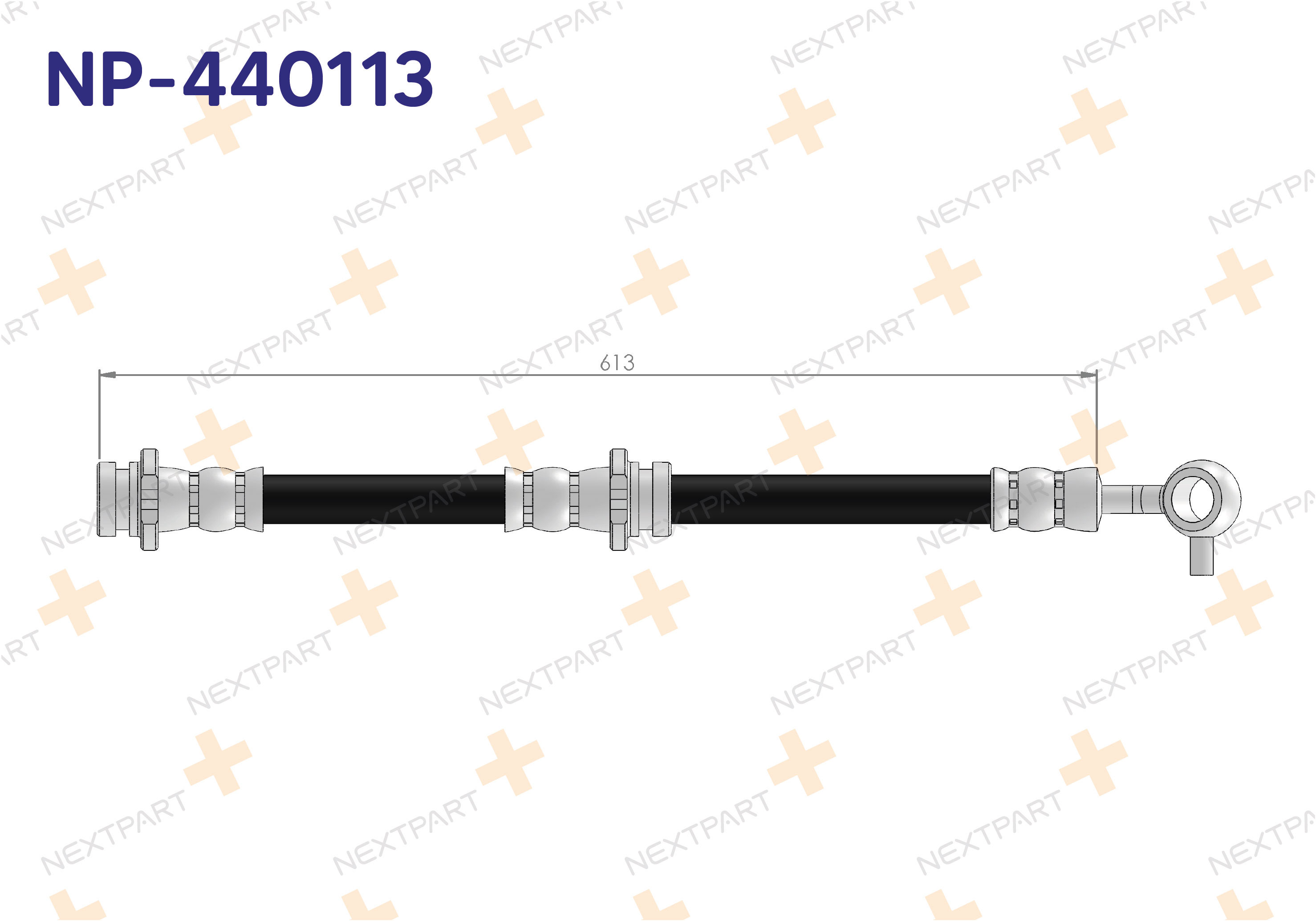 FREN HORTUMU ON SAG QASHQAI J11 2014- - OEM: 46210-4EA0A 46210-4EA2A | Alt: 46210-4EA2A 46210-2585R