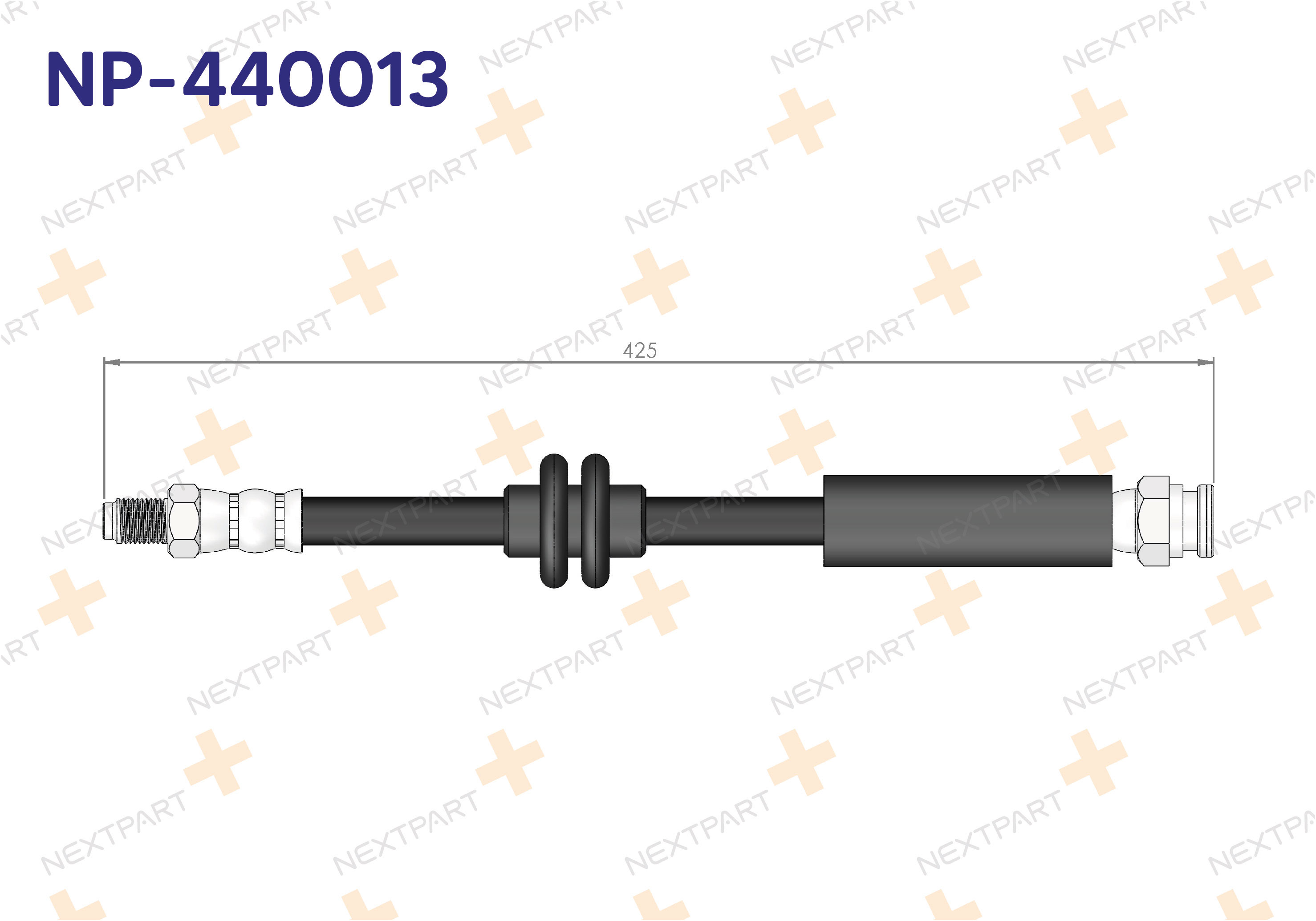 FREN HORTUMU ON LINEA FIORINO BIPPER NEMO 2007- NEMO BIPPER - OEM: 51835425 55701047 | Alt: 55701047 13352127