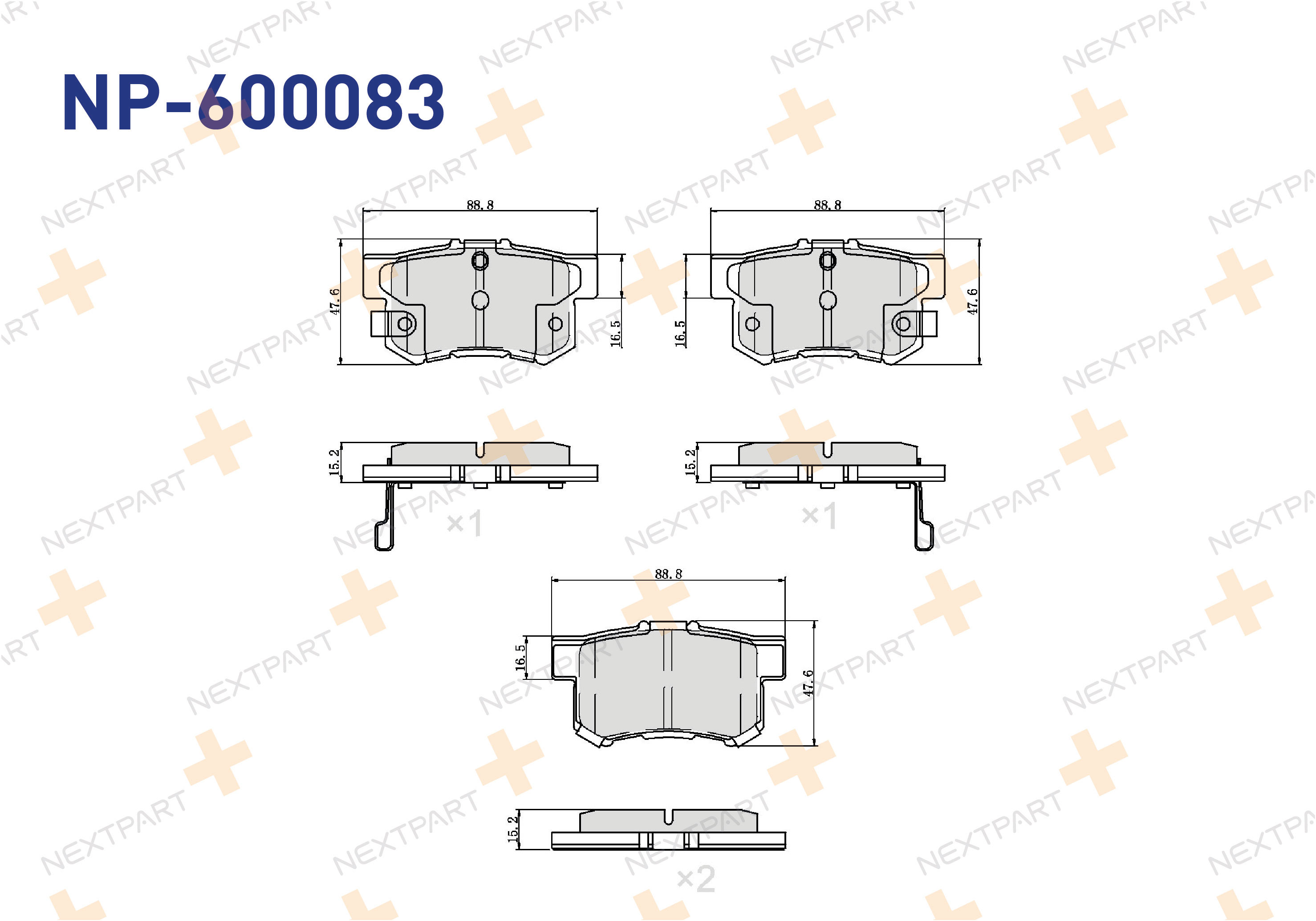 FREN BALATASI ARKA ACCORD IV (1989>1993) ACCORD VI (1997>2003) CIVIC VII (2001>2006) CIVIC VIII (2005>) CR-V I (1995>2002) CR-Z (2010>) INSIGHT (2009>) INTEGRA (2001>) JAZZ III (2008>2013) LEGEND CIVIC ACCORD CR-V JAZZ - OEM: 43022-SM4-950 43022-S9A-A00 | Alt: 36758 AC475181D