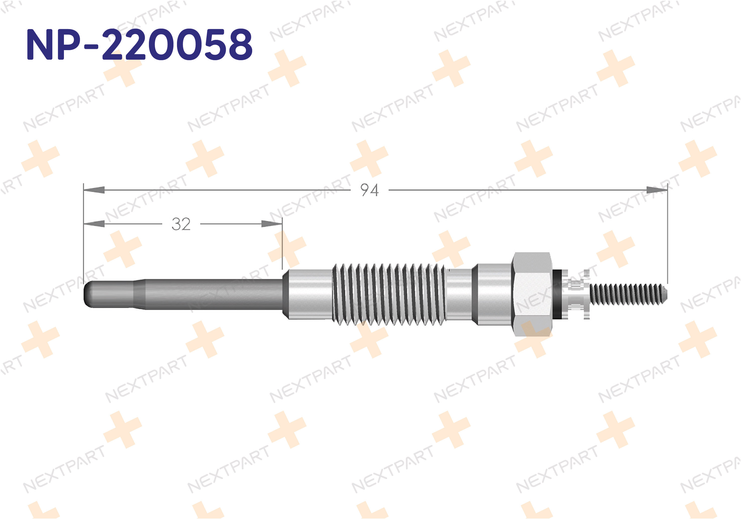 KIZDIRMA BUJISI HILUX 2.4 HILUX - OEM: 19850-54090-000 401442702567 | Alt: 0 250 202 053 0 250 202 096